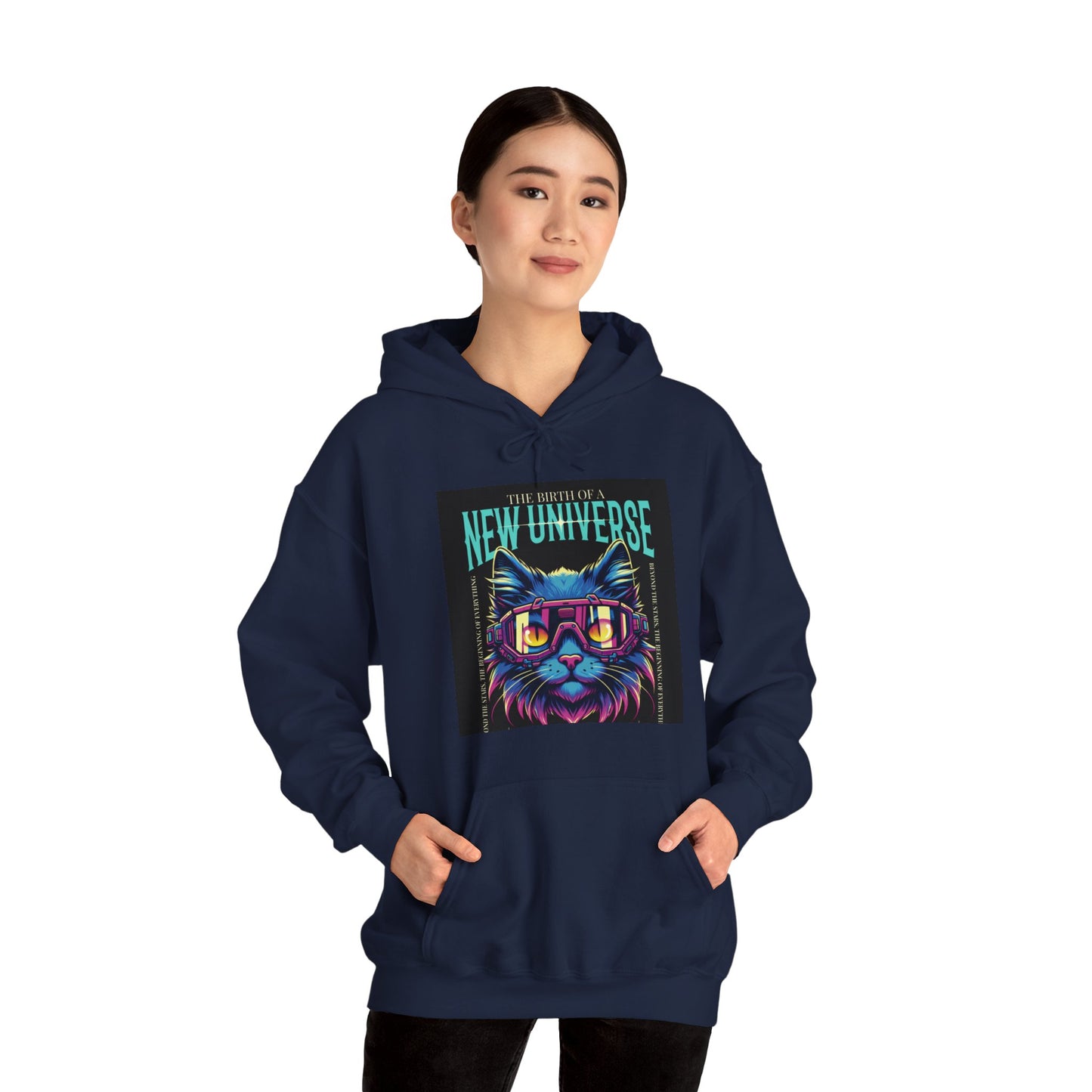 Cosmic Cat Hoodie - 'The Best of a New Universe'