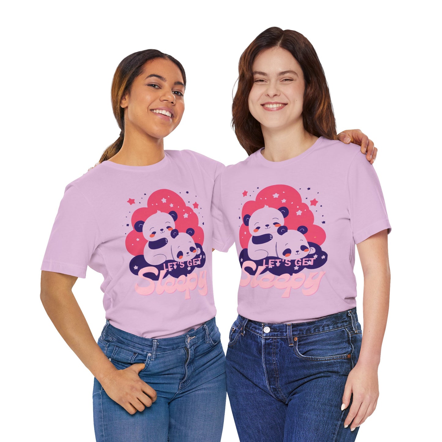 Cute Panda Sleepy Unisex Tee - Perfect for Cozy Days and Gift Giving