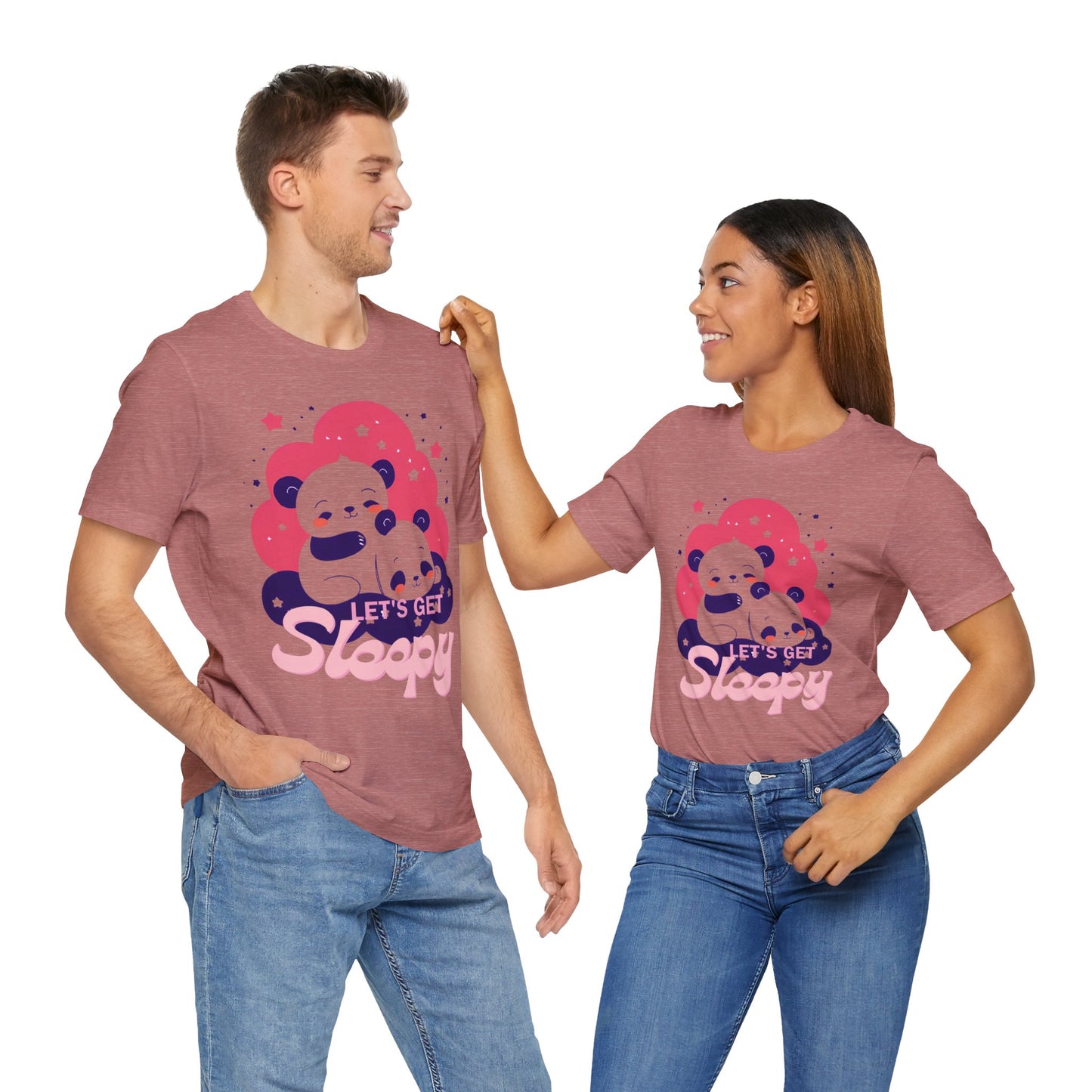 Cute Panda Sleepy Unisex Tee - Perfect for Cozy Days and Gift Giving