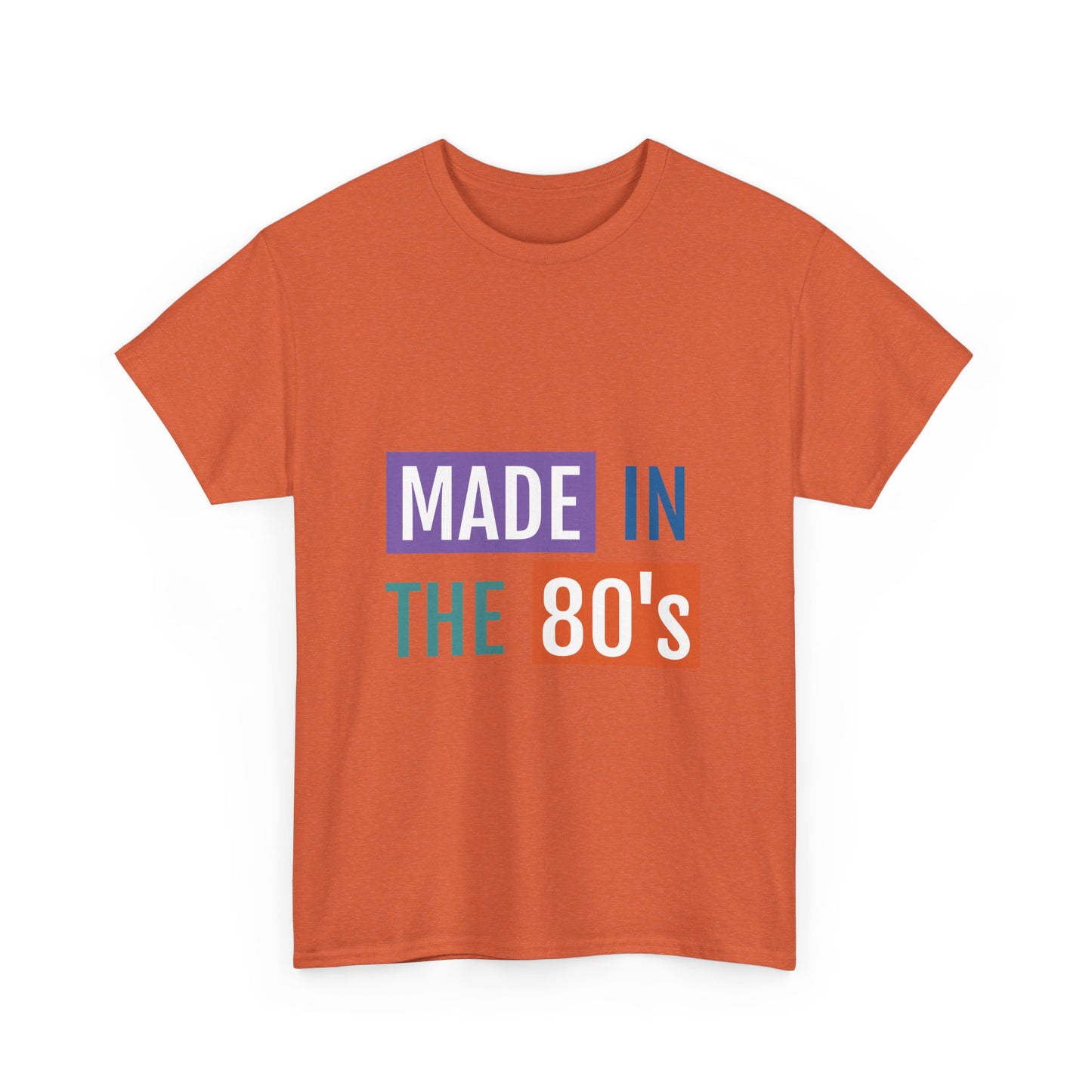 Retro 80's Heavy Cotton Tee - Made in the 80's Unisex T-Shirt