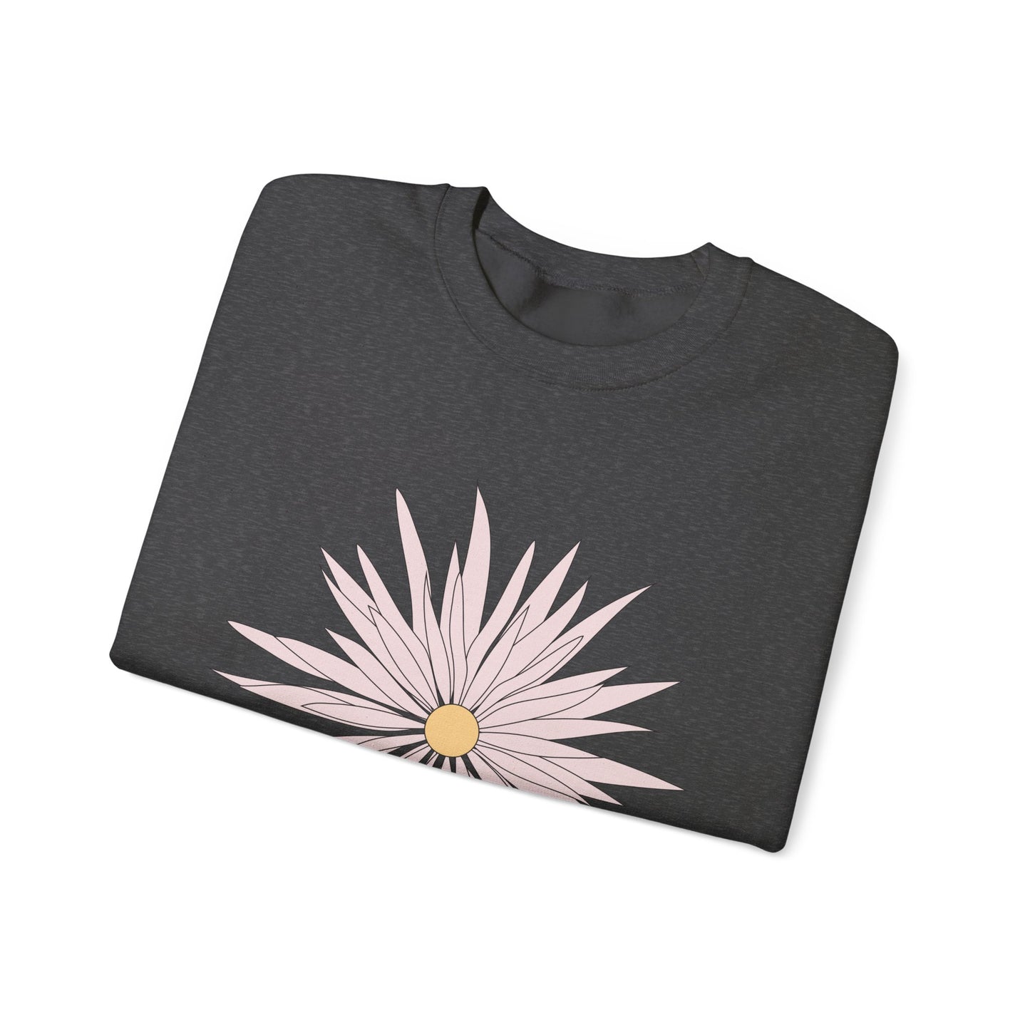 Floral Graphic Unisex Crewneck Sweatshirt - Cozy Comfort for Any Occasion