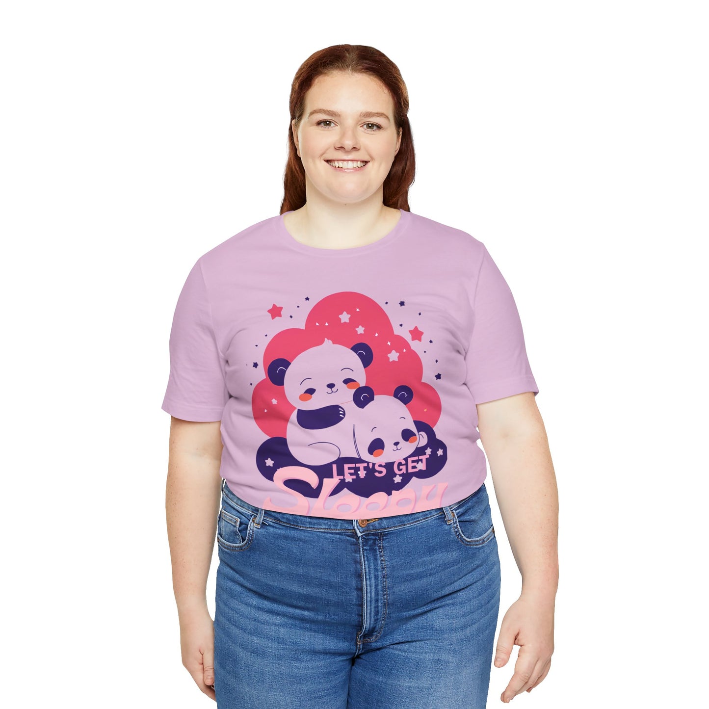 Cute Panda Sleepy Unisex Tee - Perfect for Cozy Days and Gift Giving