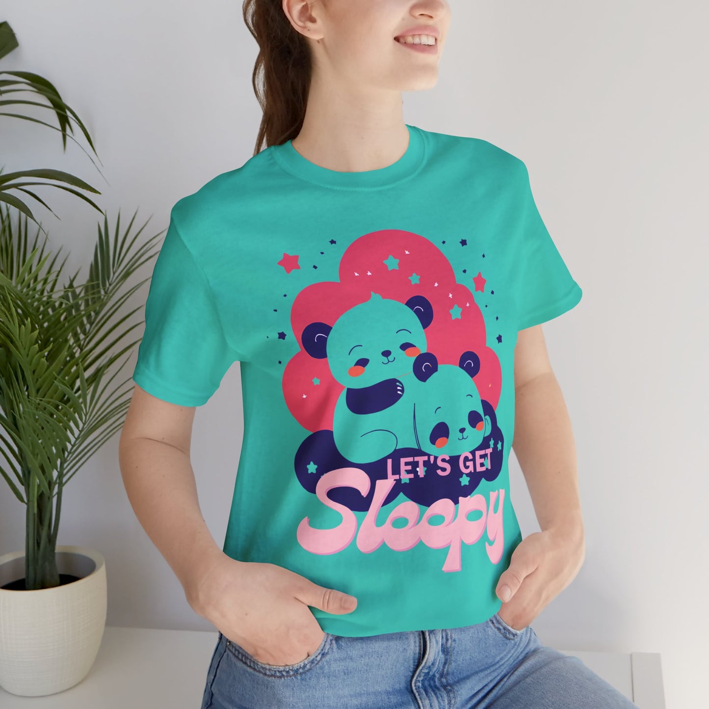 Cute Panda Sleepy Unisex Tee - Perfect for Cozy Days and Gift Giving