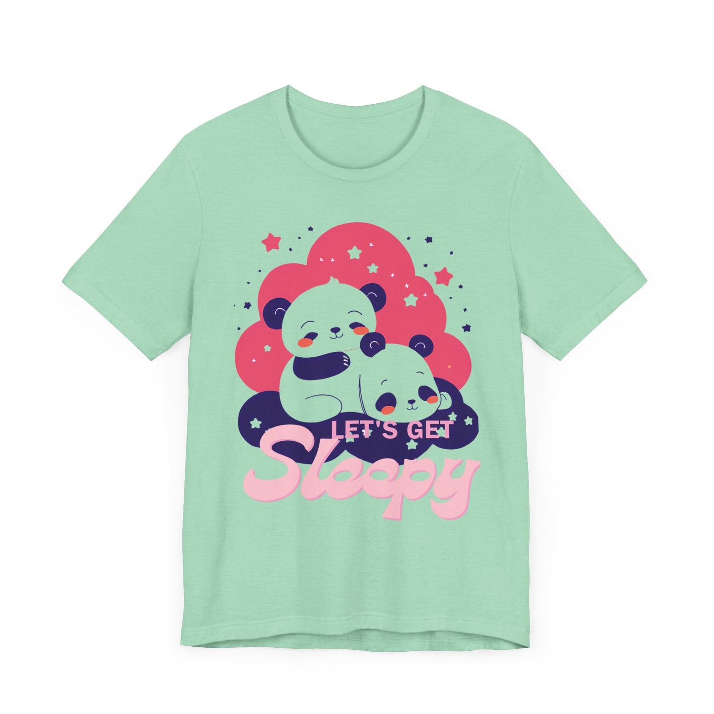 Cute Panda Sleepy Unisex Tee - Perfect for Cozy Days and Gift Giving