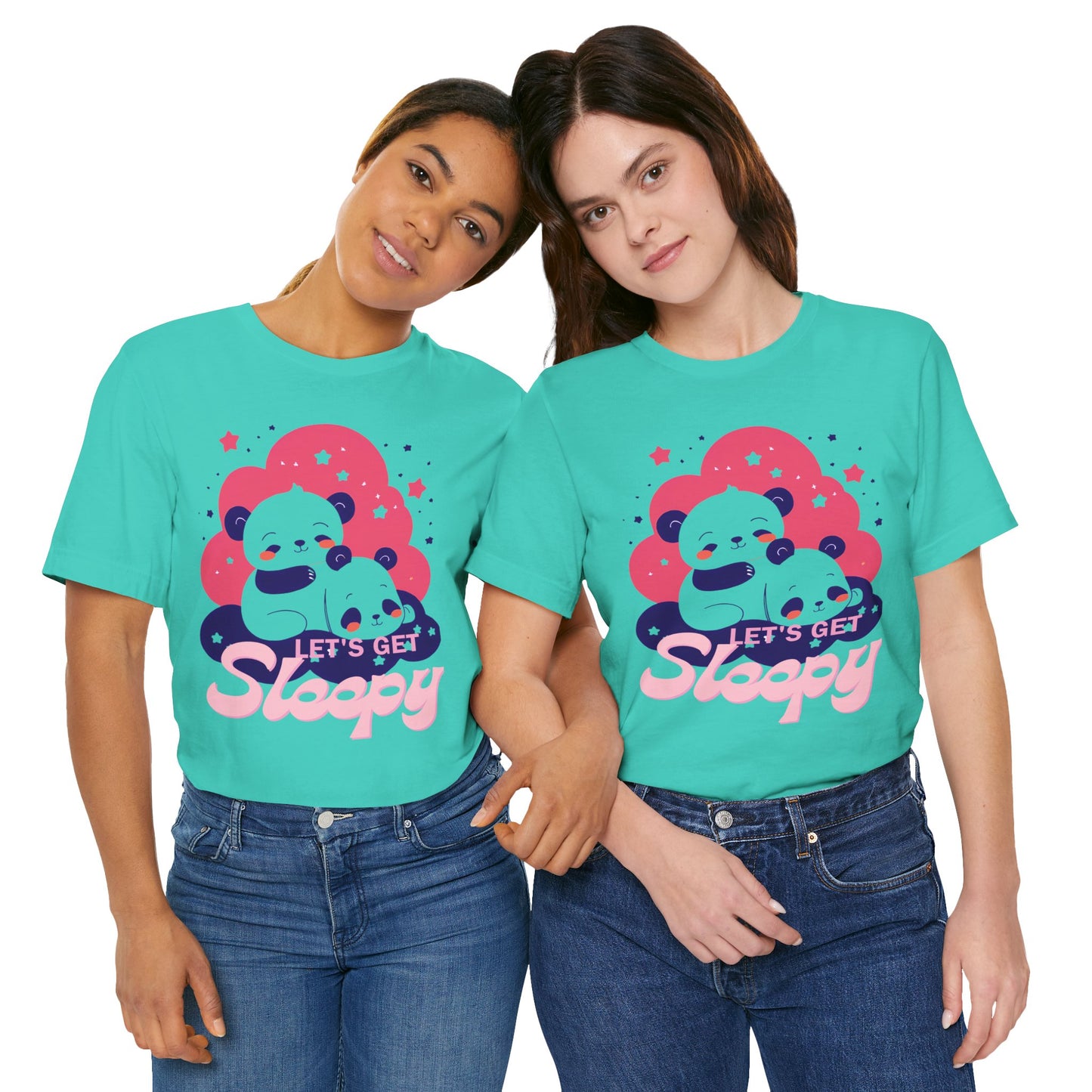 Cute Panda Sleepy Unisex Tee - Perfect for Cozy Days and Gift Giving