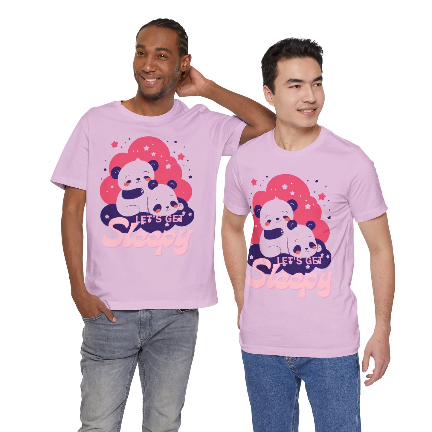 Cute Panda Sleepy Unisex Tee - Perfect for Cozy Days and Gift Giving