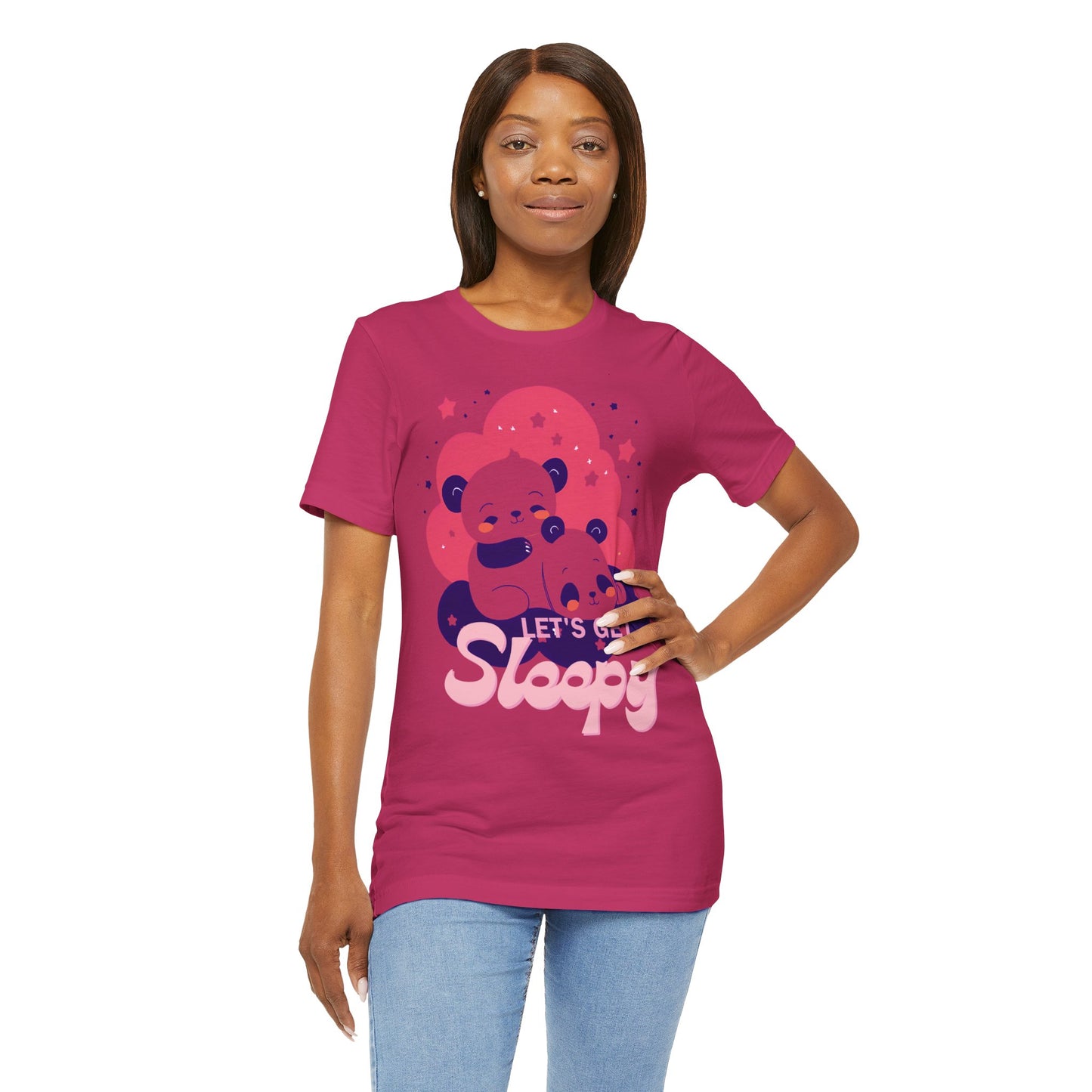 Cute Panda Sleepy Unisex Tee - Perfect for Cozy Days and Gift Giving