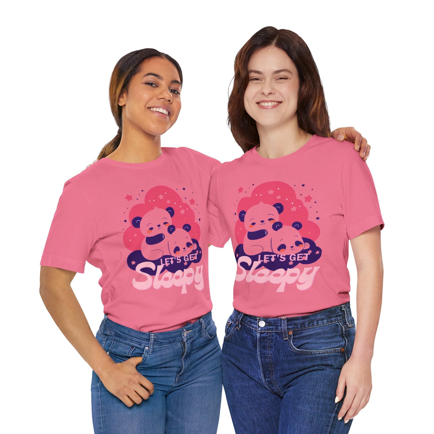 Cute Panda Sleepy Unisex Tee - Perfect for Cozy Days and Gift Giving