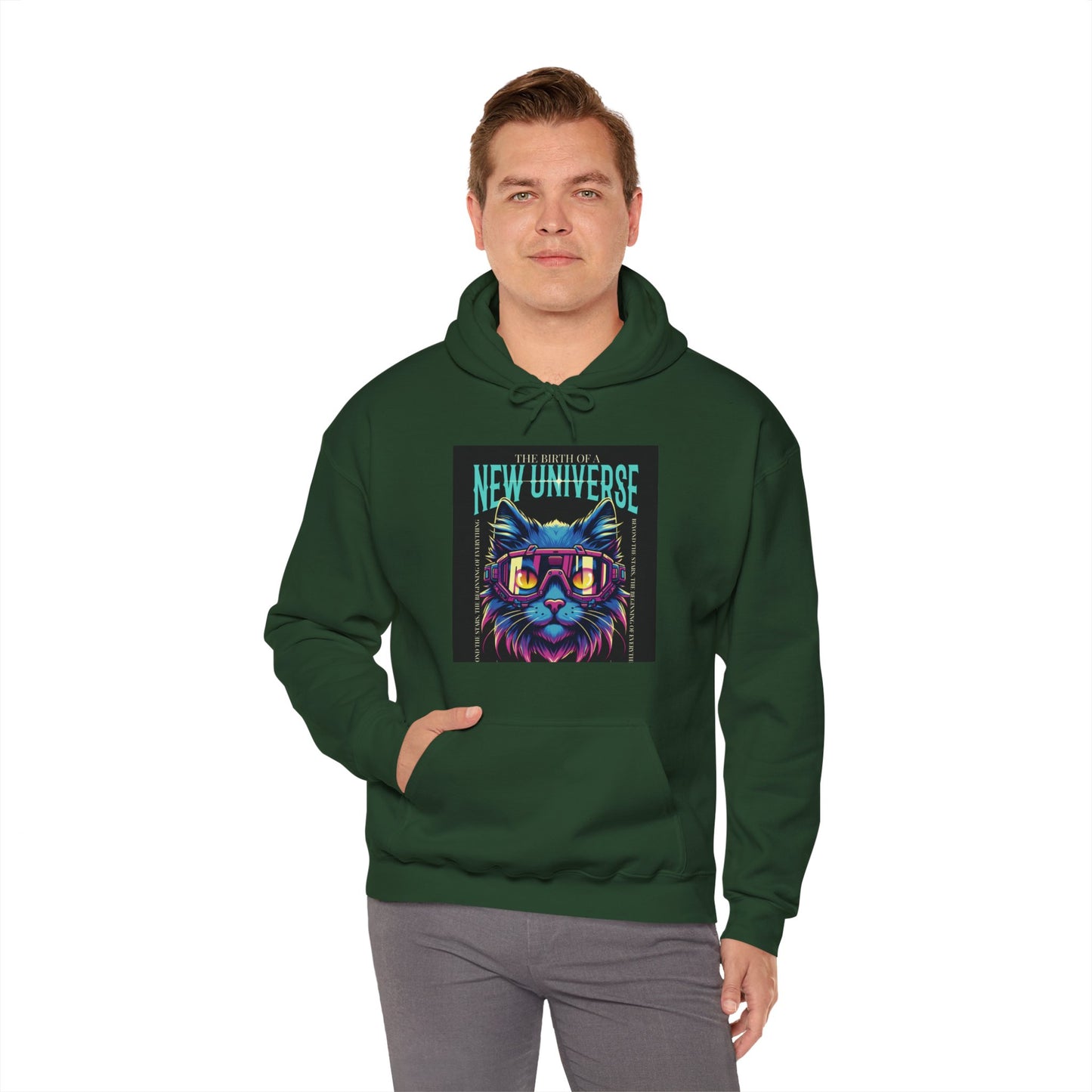 Cosmic Cat Hoodie - 'The Best of a New Universe'