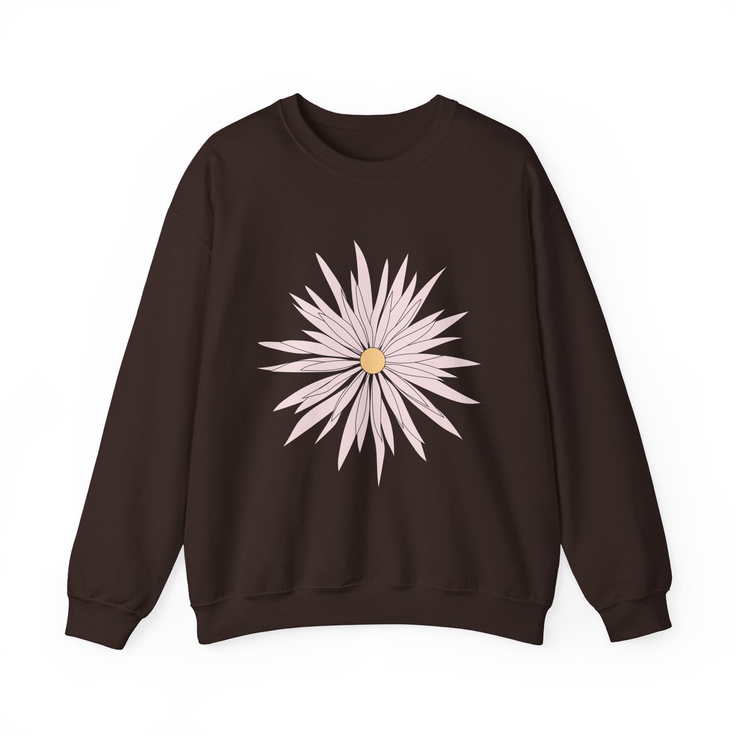 Floral Graphic Unisex Crewneck Sweatshirt - Cozy Comfort for Any Occasion