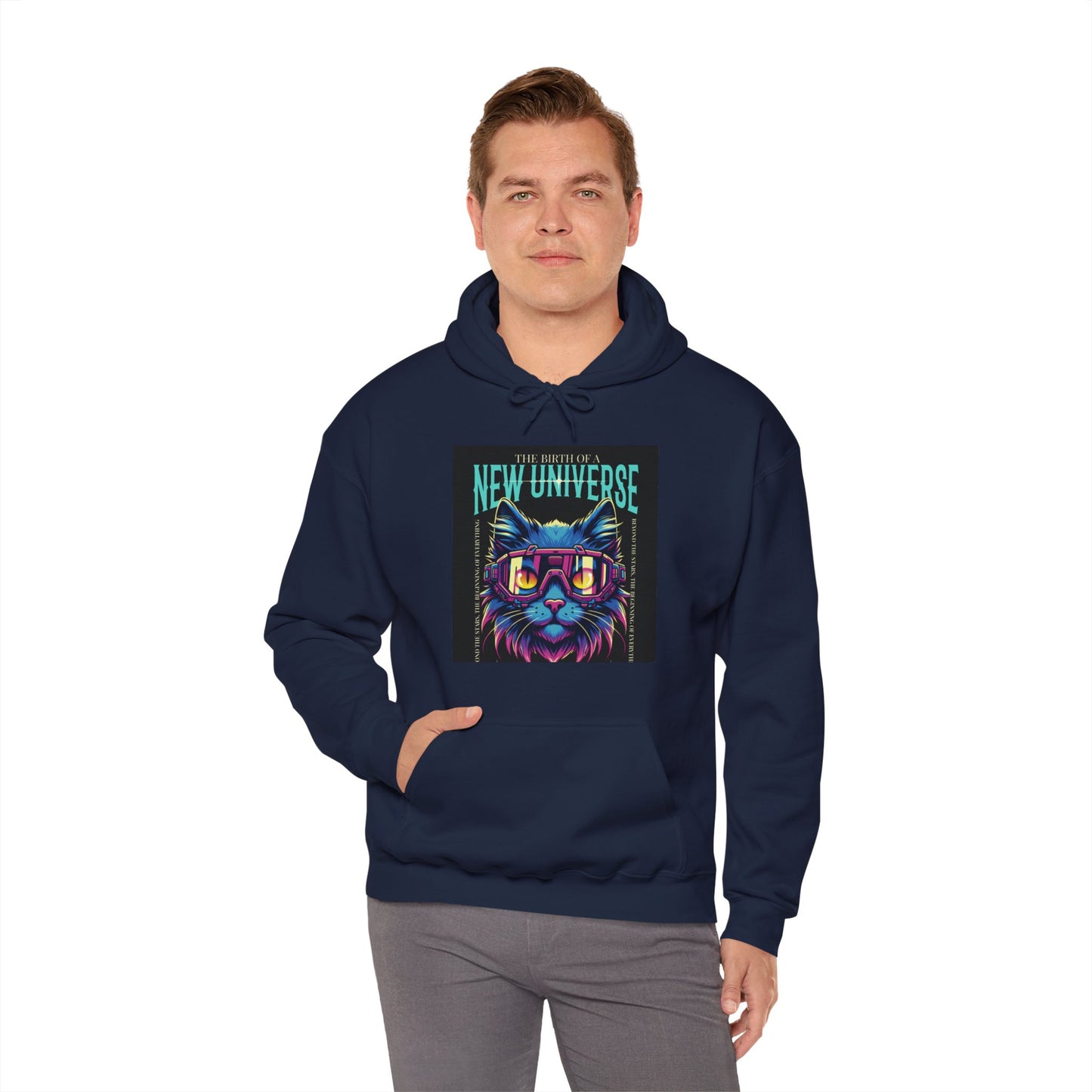 Cosmic Cat Hoodie - 'The Best of a New Universe'