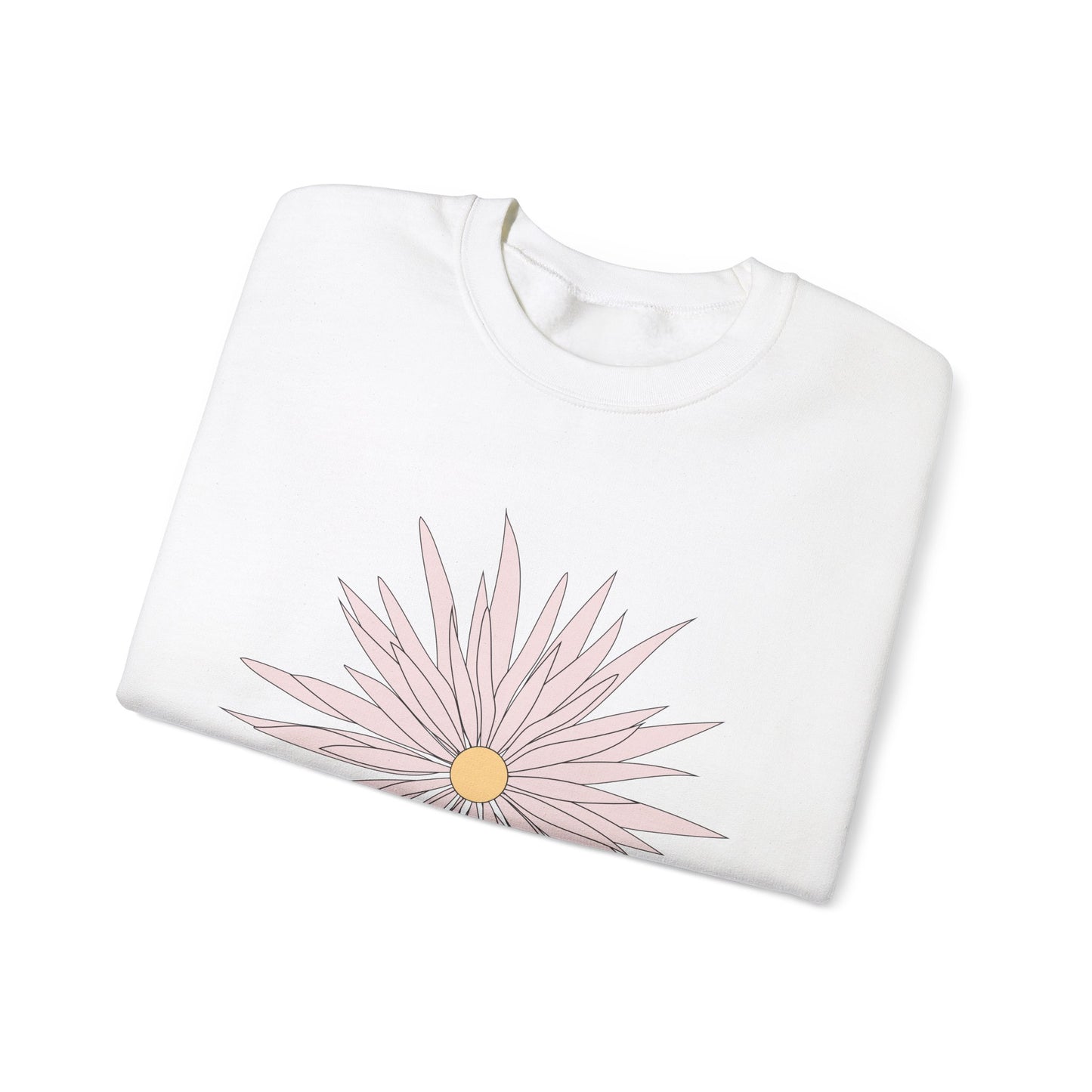 Floral Graphic Unisex Crewneck Sweatshirt - Cozy Comfort for Any Occasion