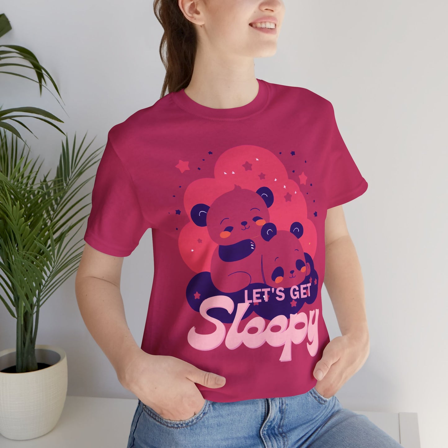 Cute Panda Sleepy Unisex Tee - Perfect for Cozy Days and Gift Giving