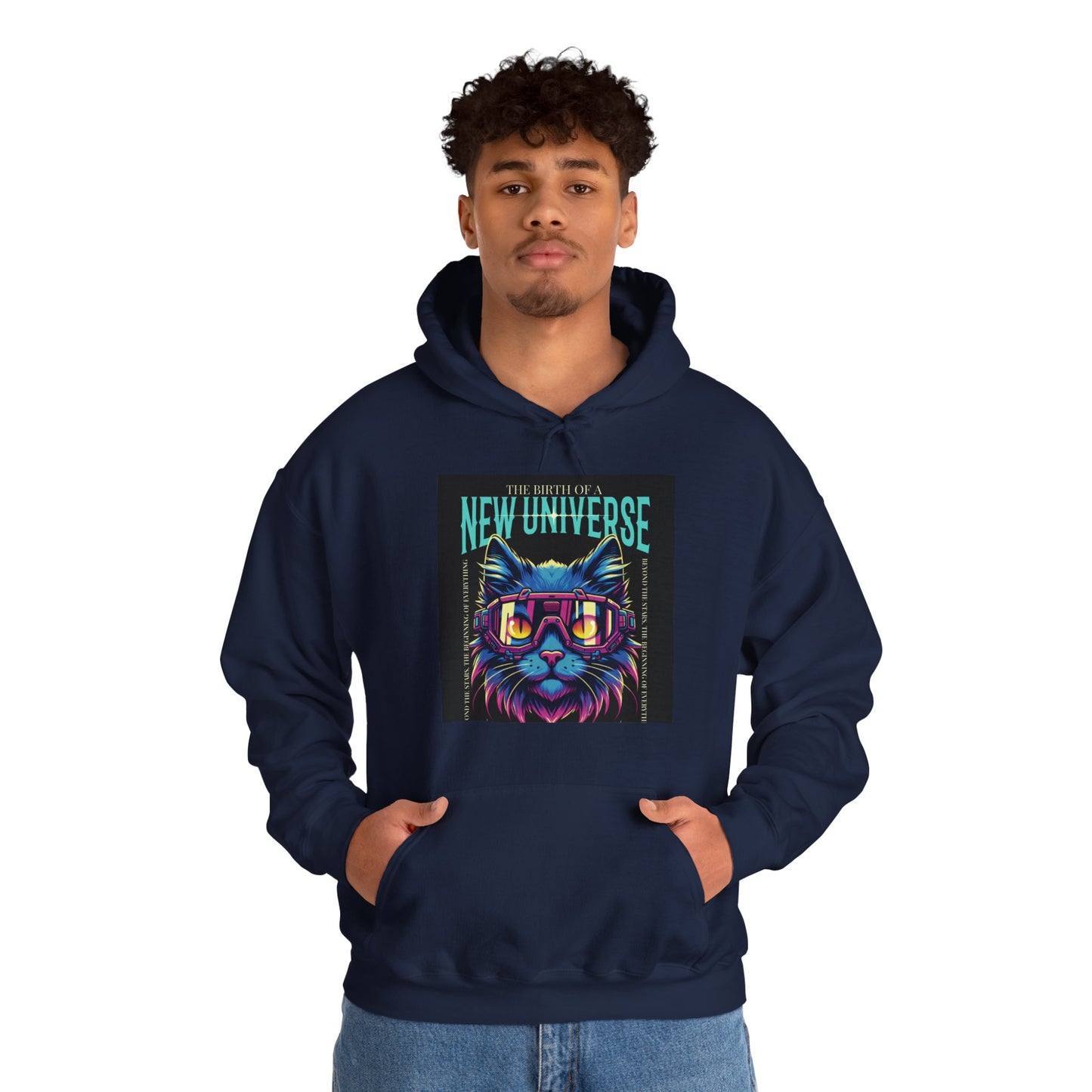 Cosmic Cat Hoodie - 'The Best of a New Universe'