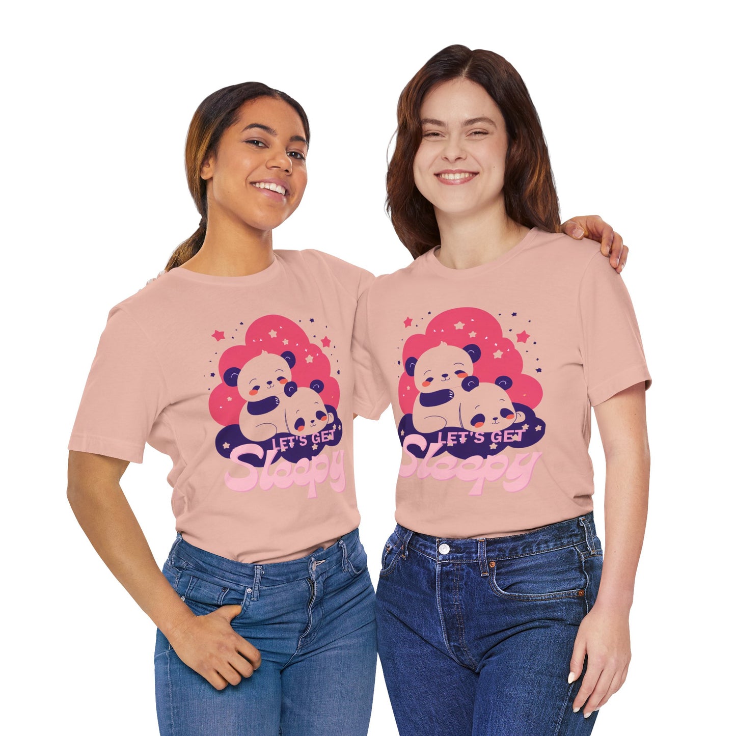 Cute Panda Sleepy Unisex Tee - Perfect for Cozy Days and Gift Giving
