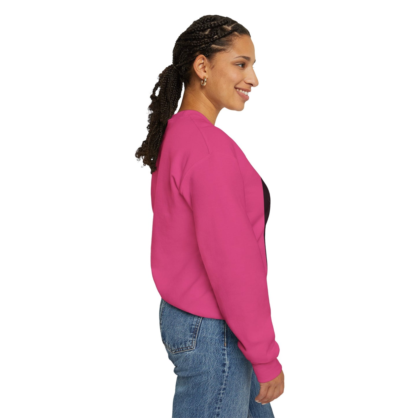 Cute Strawberry Graphic Crewneck Sweatshirt - "One Bite"