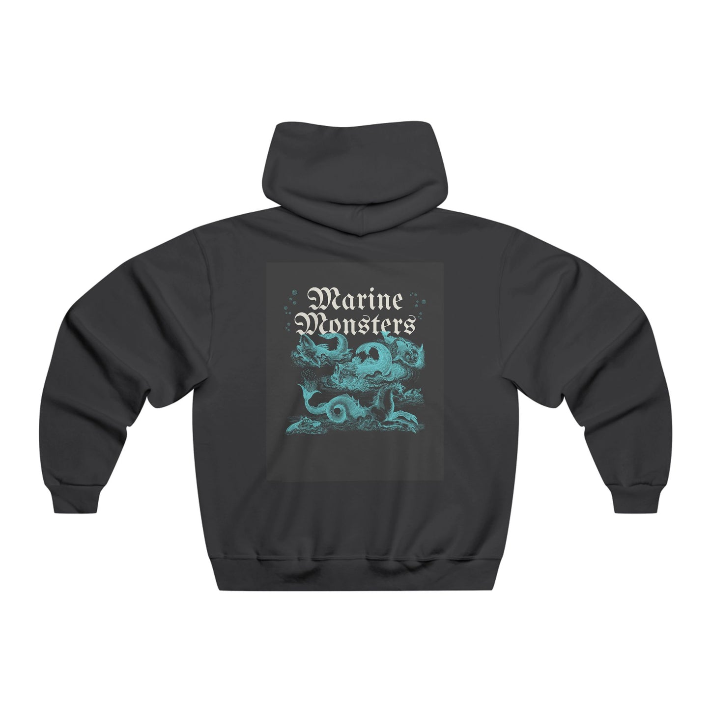 Men's Marine Monsters Graphic Hoodie - Cozy NUBLEND® Sweatshirt