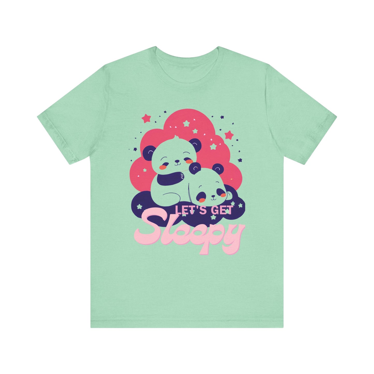 Cute Panda Sleepy Unisex Tee - Perfect for Cozy Days and Gift Giving