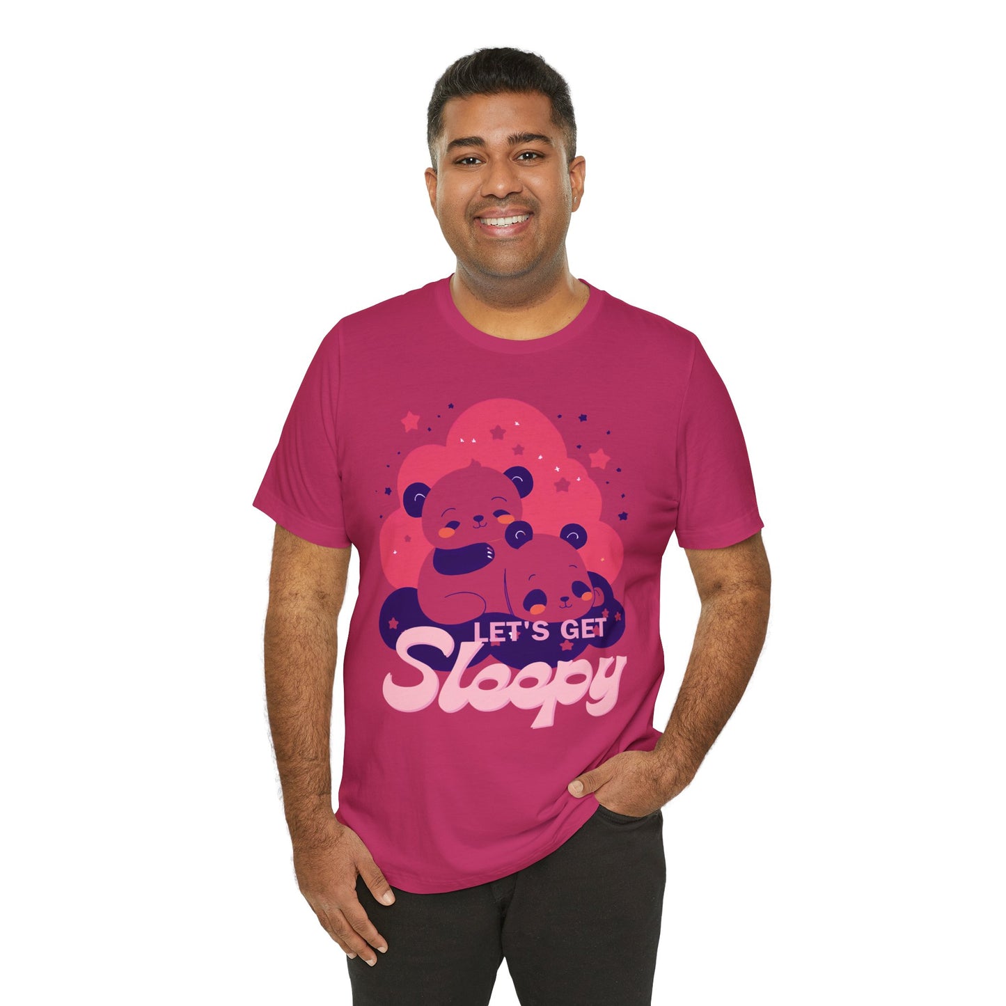 Cute Panda Sleepy Unisex Tee - Perfect for Cozy Days and Gift Giving