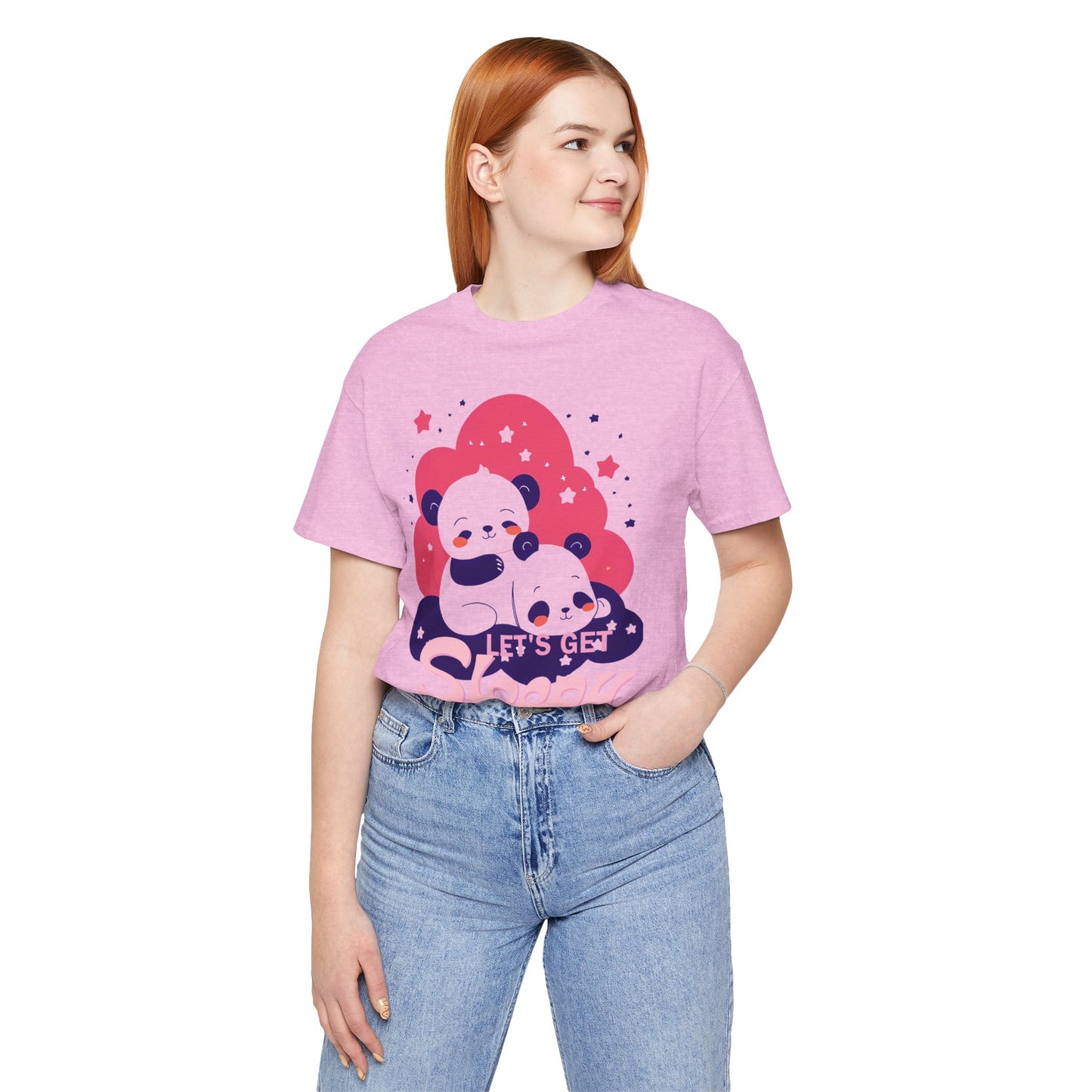 Cute Panda Sleepy Unisex Tee - Perfect for Cozy Days and Gift Giving