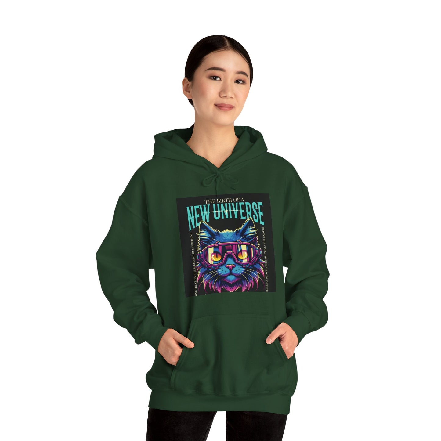 Cosmic Cat Hoodie - 'The Best of a New Universe'