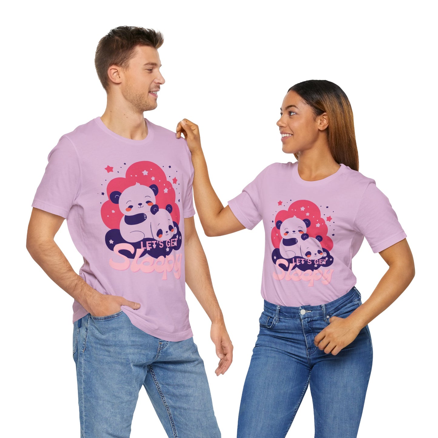 Cute Panda Sleepy Unisex Tee - Perfect for Cozy Days and Gift Giving