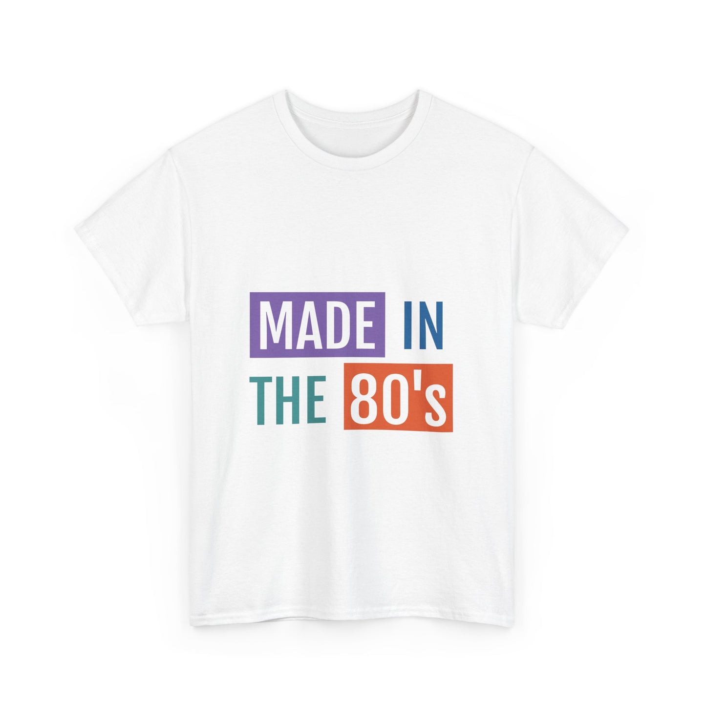 Retro 80's Heavy Cotton Tee - Made in the 80's Unisex T-Shirt