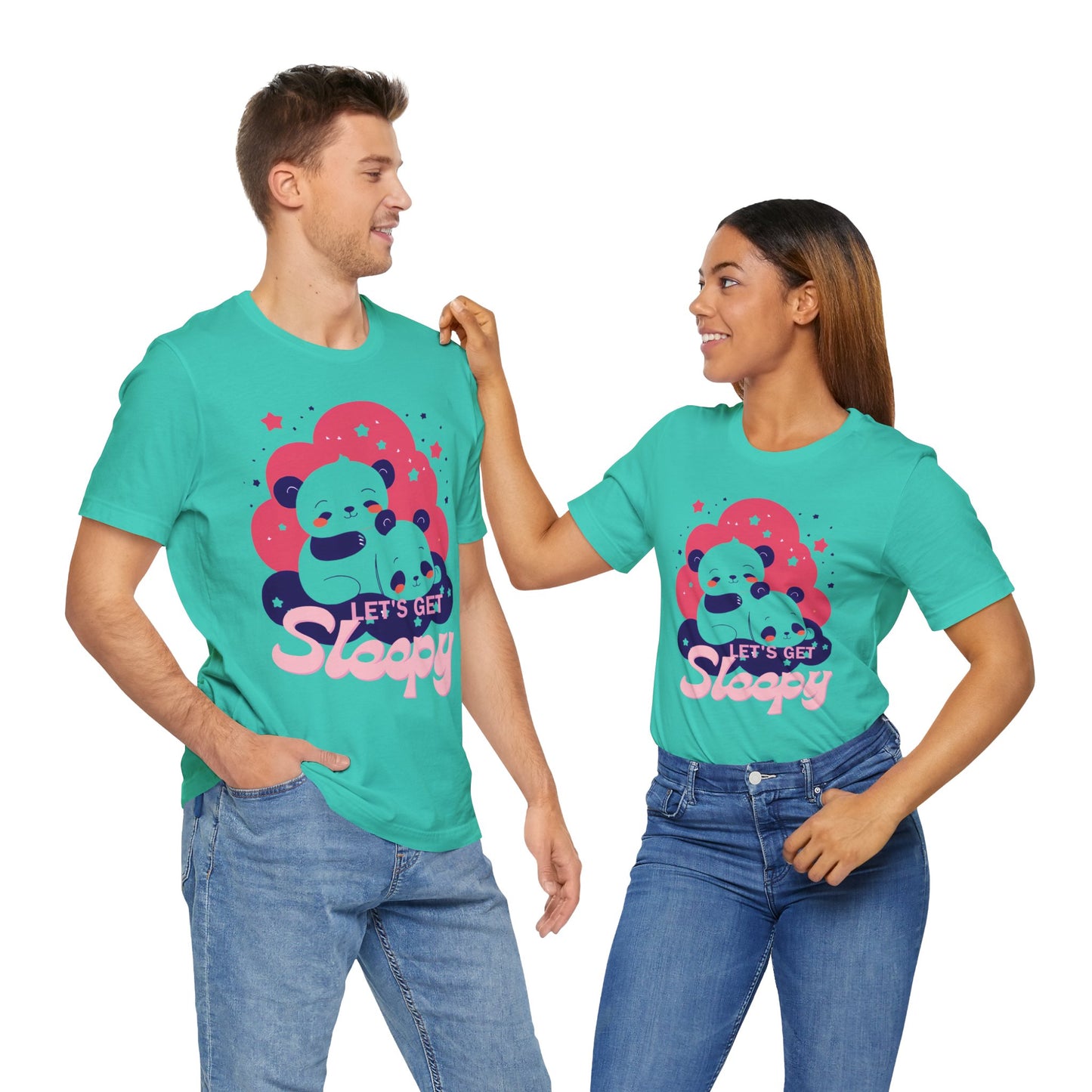 Cute Panda Sleepy Unisex Tee - Perfect for Cozy Days and Gift Giving