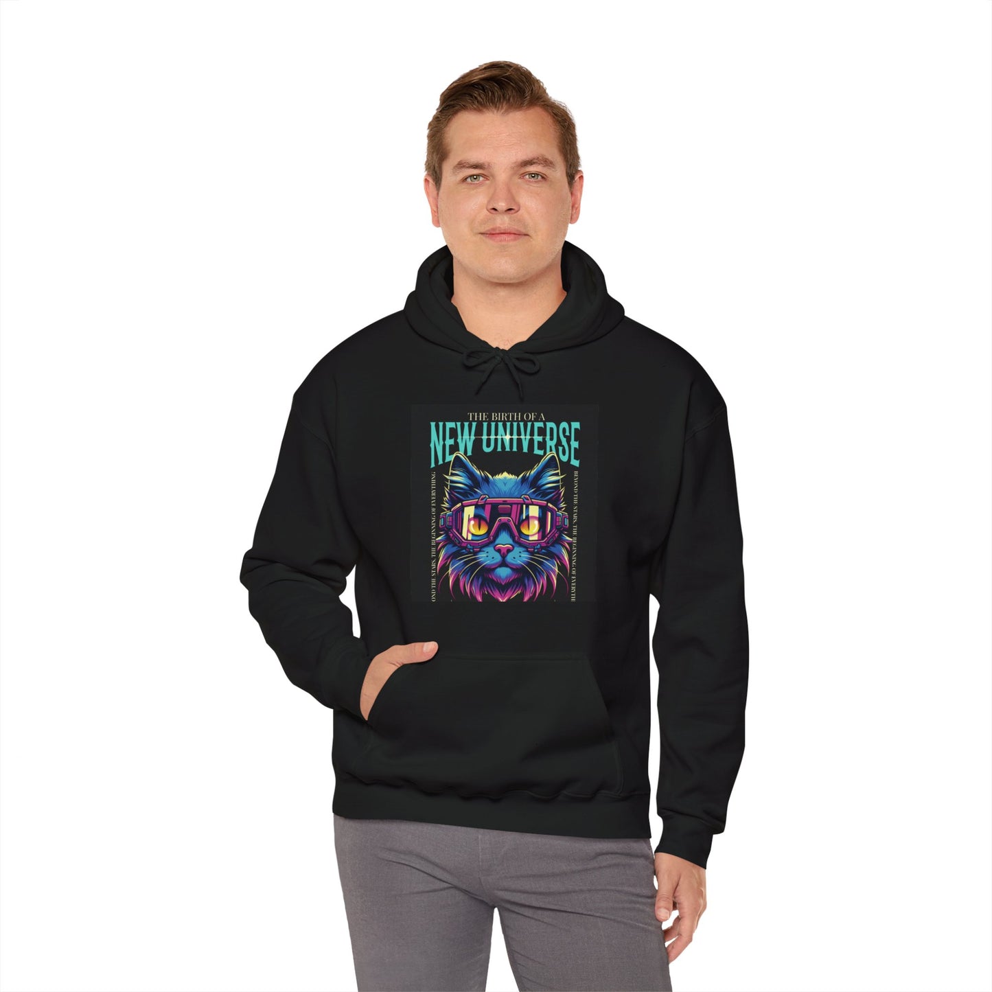 Cosmic Cat Hoodie - 'The Best of a New Universe'