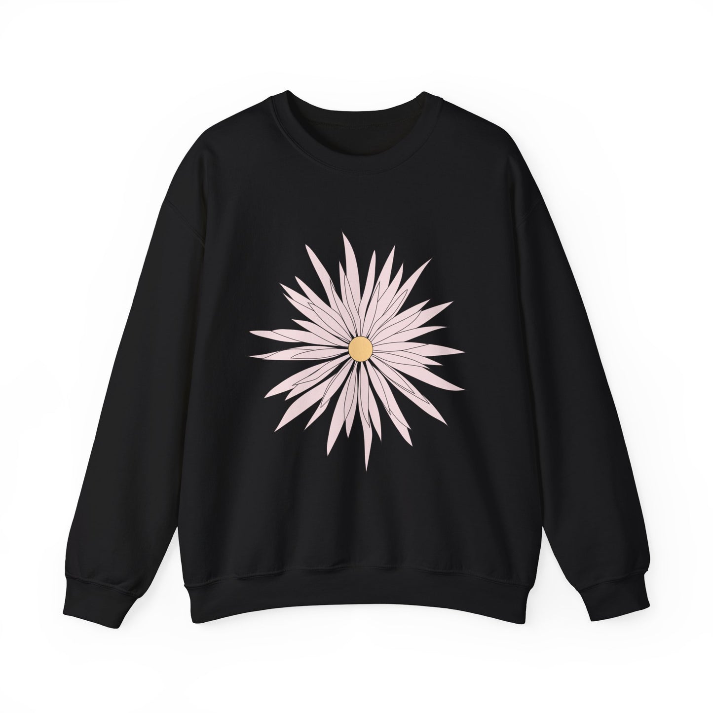 Floral Graphic Unisex Crewneck Sweatshirt - Cozy Comfort for Any Occasion