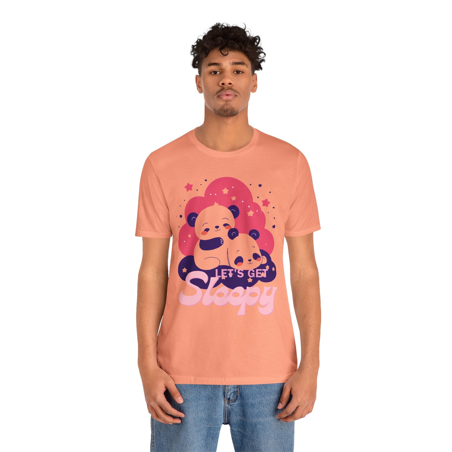 Cute Panda Sleepy Unisex Tee - Perfect for Cozy Days and Gift Giving