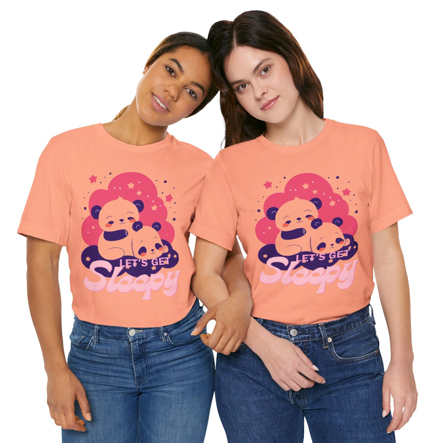 Cute Panda Sleepy Unisex Tee - Perfect for Cozy Days and Gift Giving
