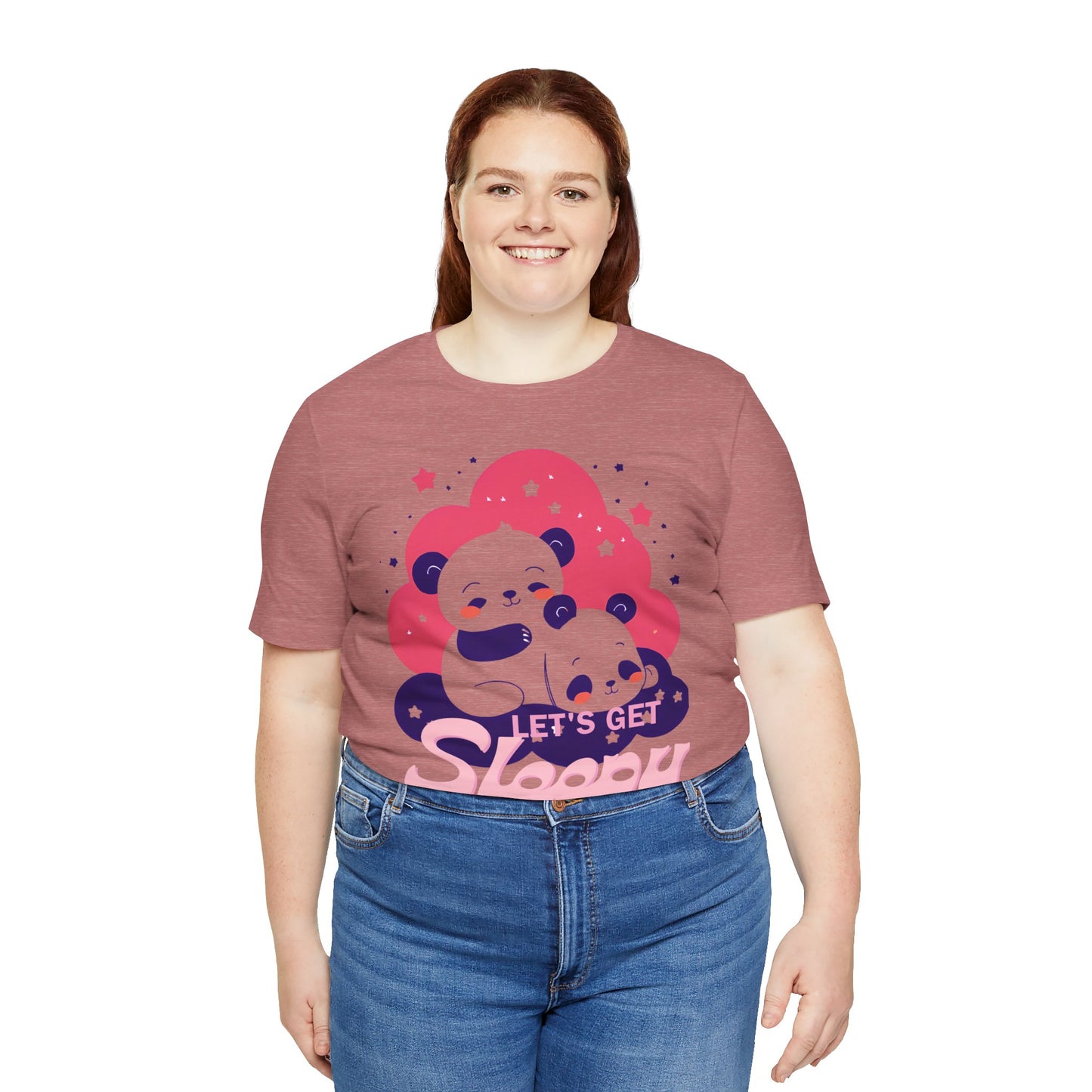 Cute Panda Sleepy Unisex Tee - Perfect for Cozy Days and Gift Giving