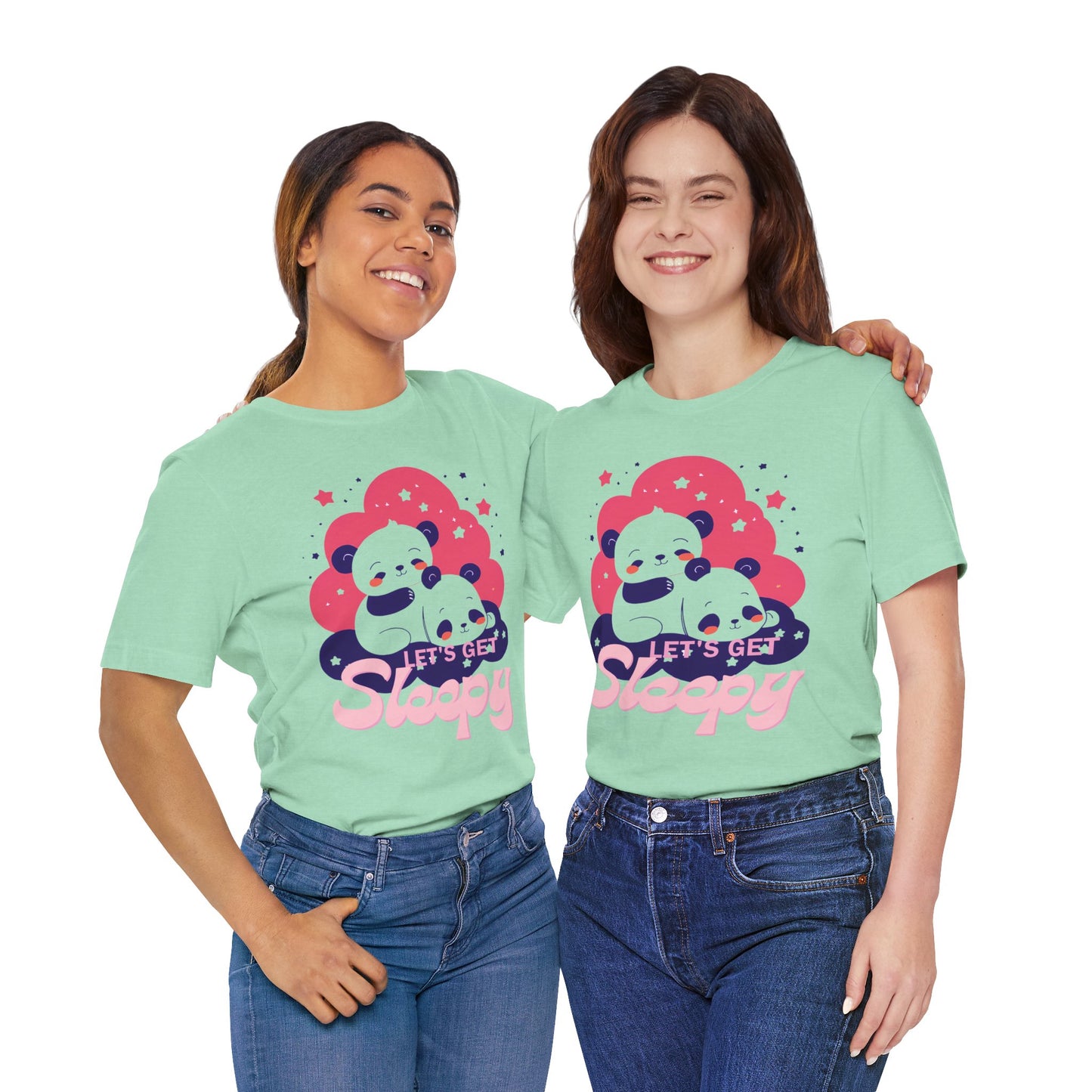 Cute Panda Sleepy Unisex Tee - Perfect for Cozy Days and Gift Giving