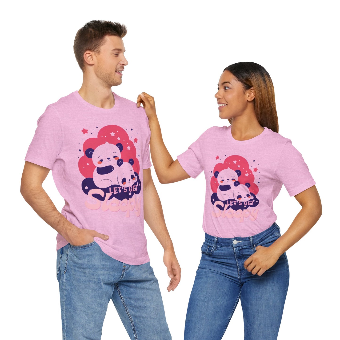 Cute Panda Sleepy Unisex Tee - Perfect for Cozy Days and Gift Giving