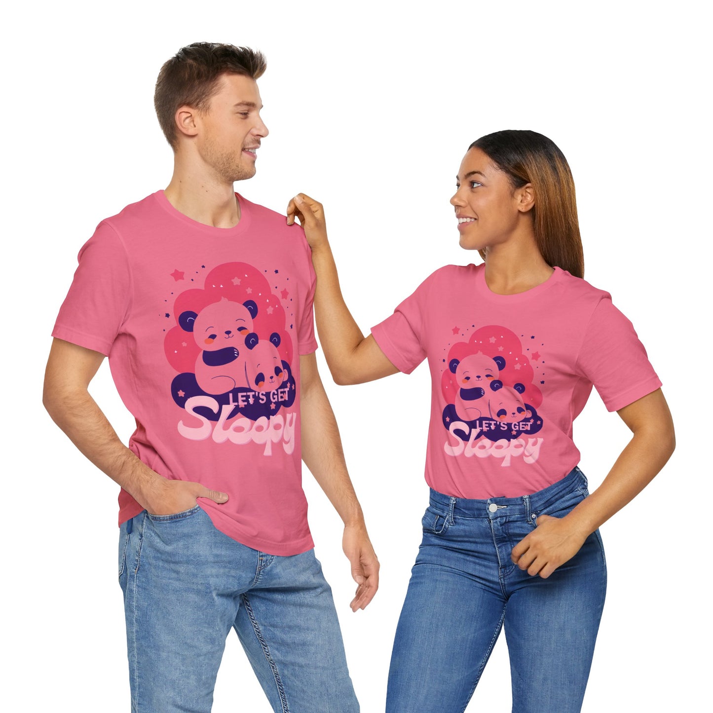 Cute Panda Sleepy Unisex Tee - Perfect for Cozy Days and Gift Giving