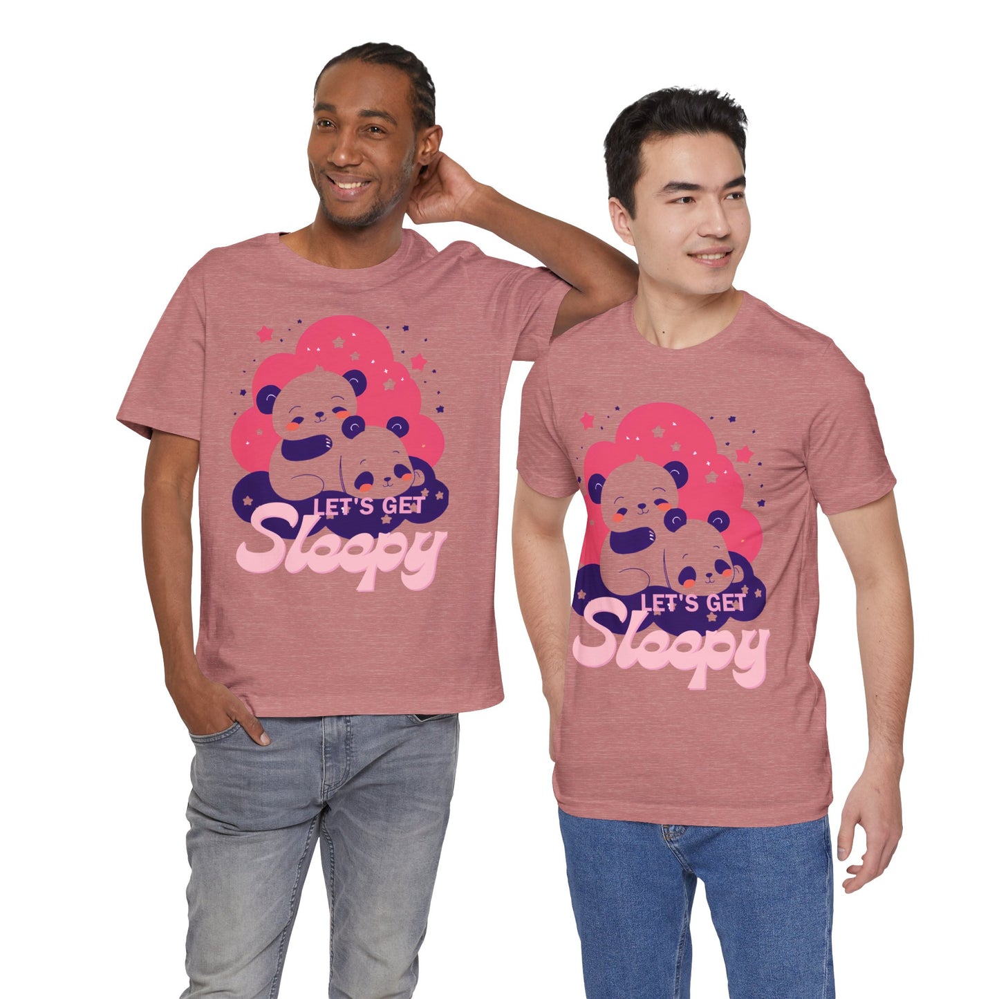 Cute Panda Sleepy Unisex Tee - Perfect for Cozy Days and Gift Giving
