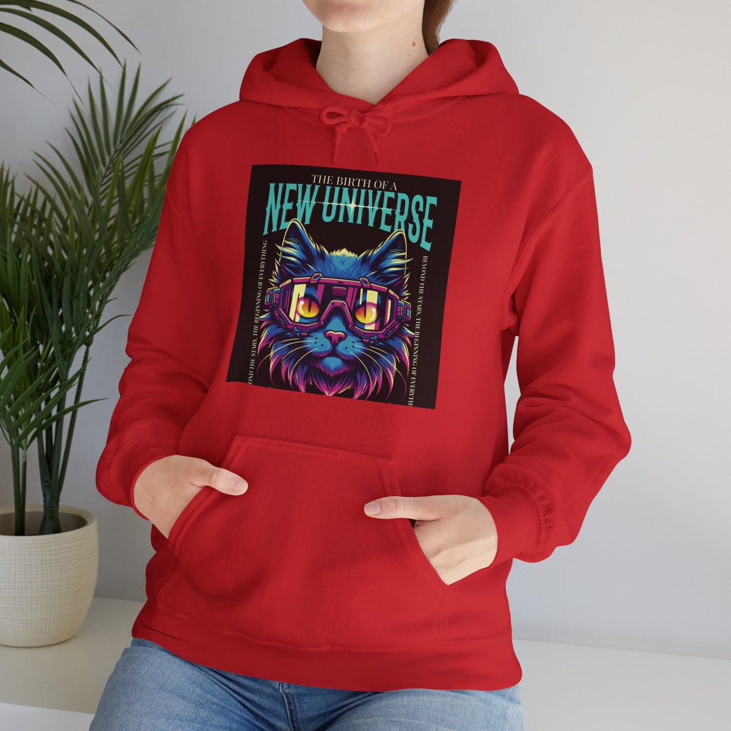 Cosmic Cat Hoodie - 'The Best of a New Universe'