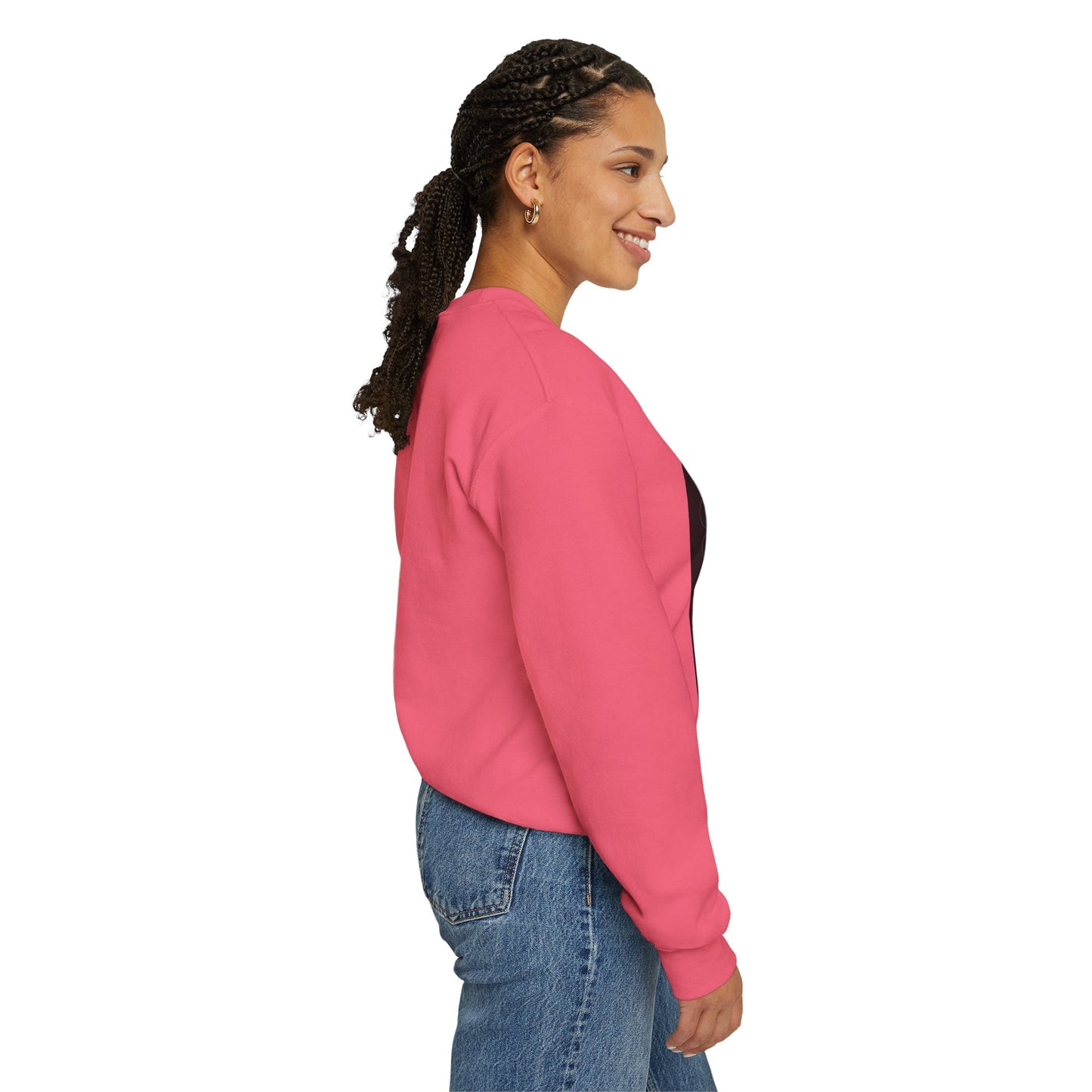 Cute Strawberry Graphic Crewneck Sweatshirt - "One Bite"
