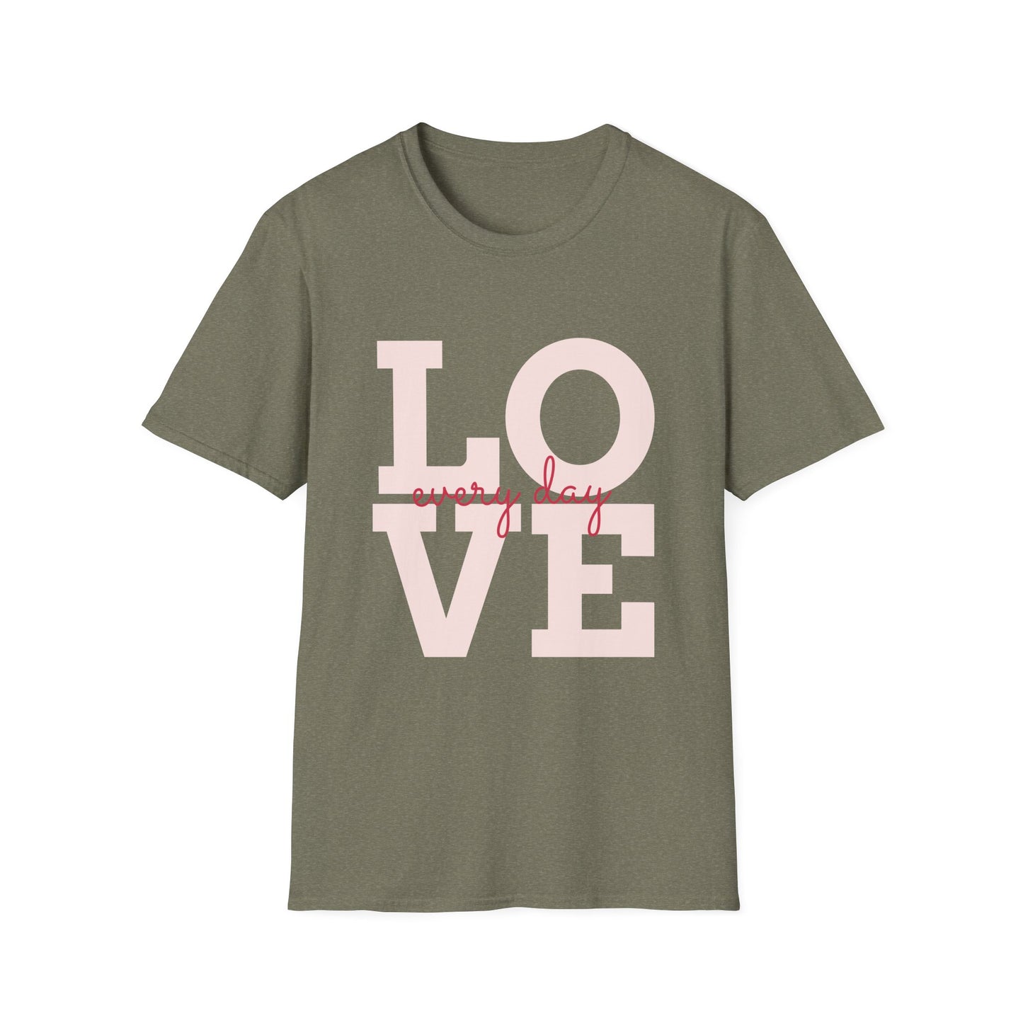 Love Every Day Softstyle T-Shirt - Perfect for Valentine's Day & Everyday Wear