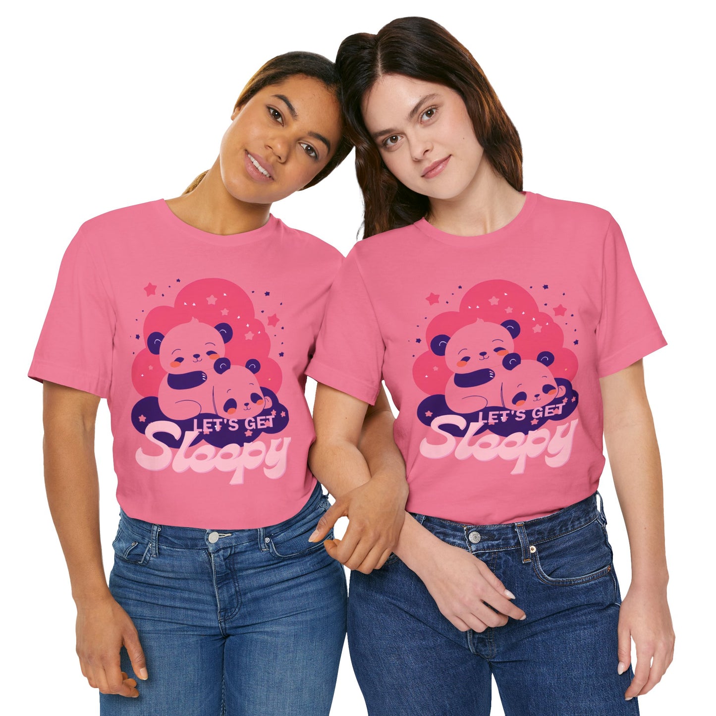 Cute Panda Sleepy Unisex Tee - Perfect for Cozy Days and Gift Giving