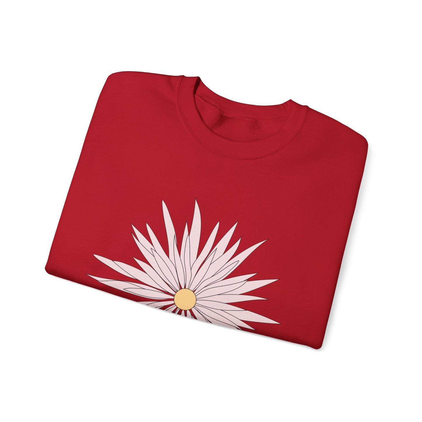 Floral Graphic Unisex Crewneck Sweatshirt - Cozy Comfort for Any Occasion