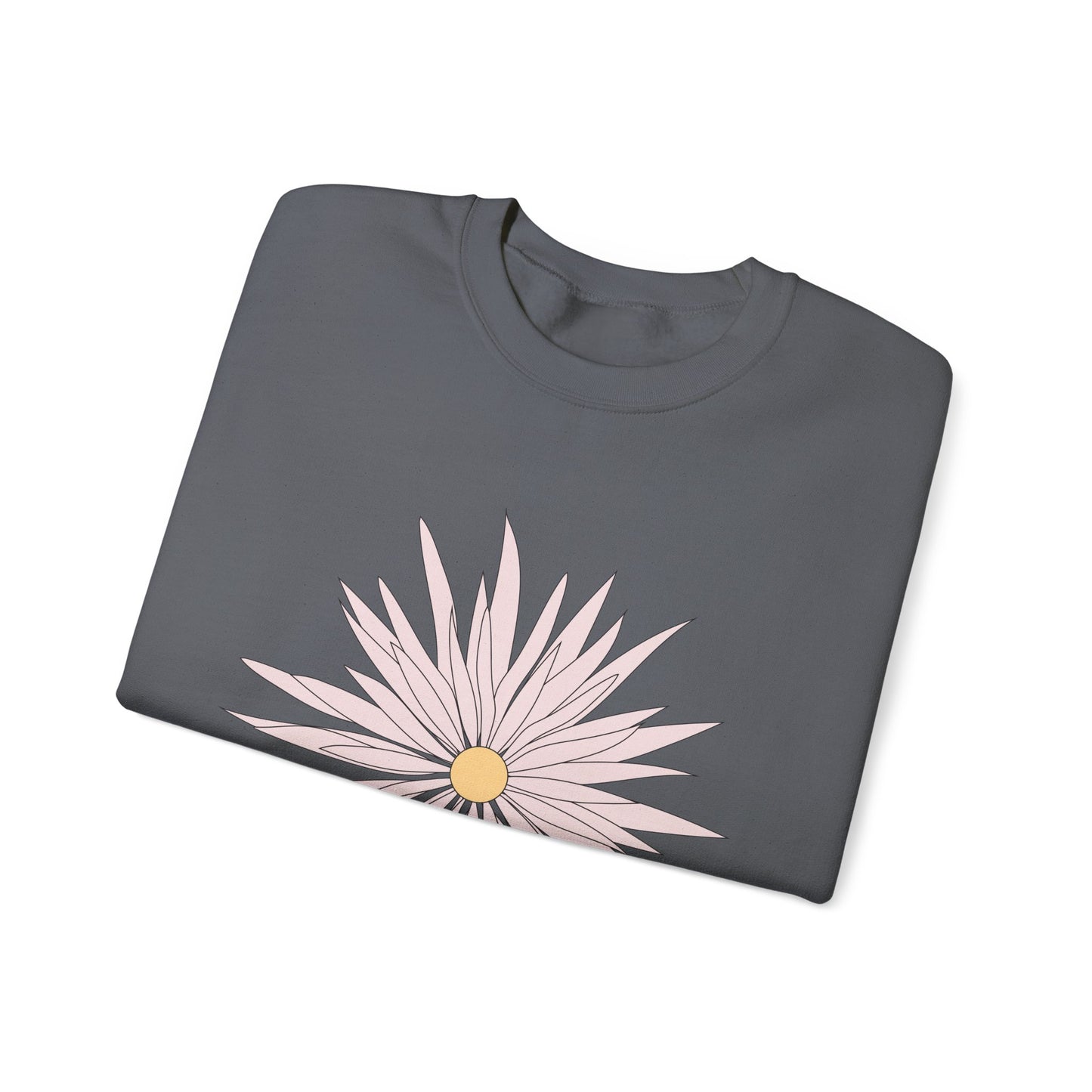 Floral Graphic Unisex Crewneck Sweatshirt - Cozy Comfort for Any Occasion