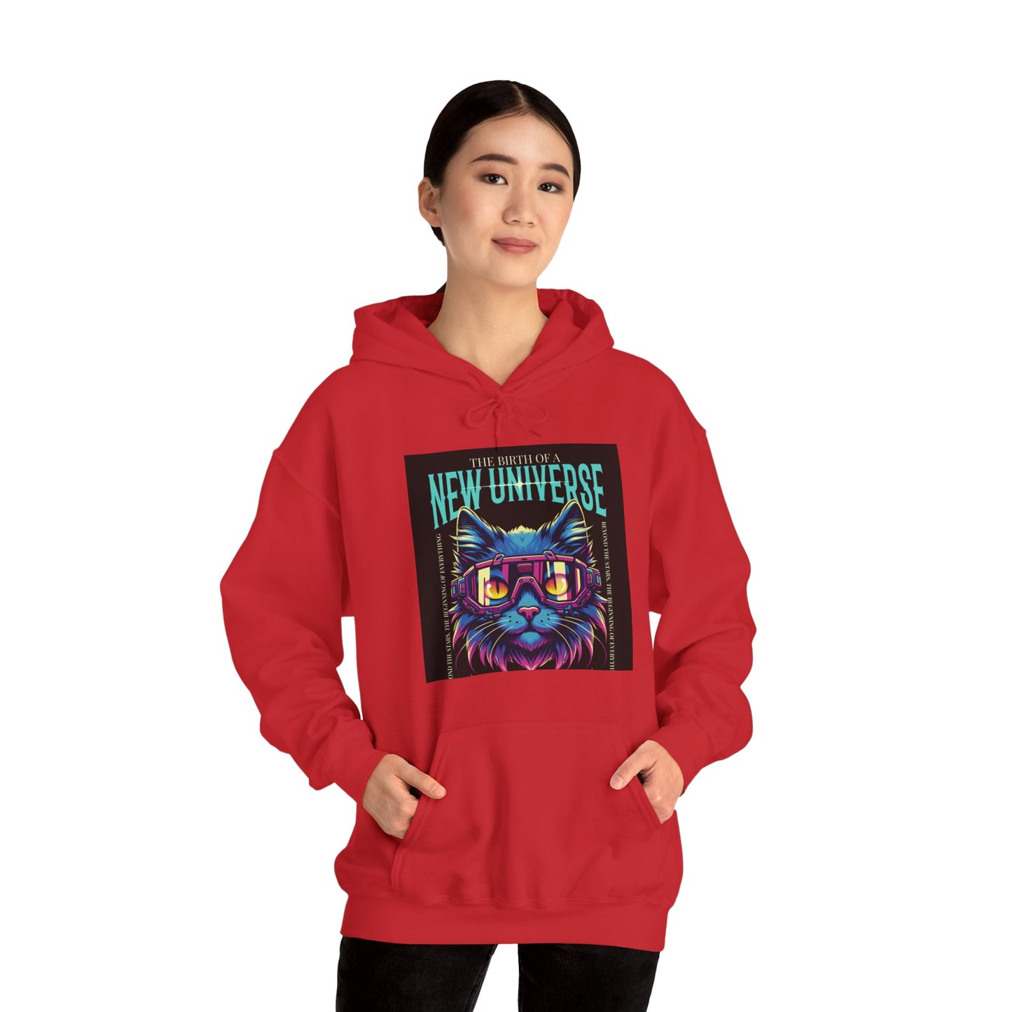 Cosmic Cat Hoodie - 'The Best of a New Universe'