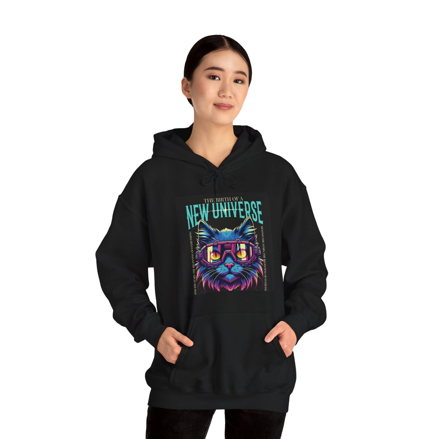 Cosmic Cat Hoodie - 'The Best of a New Universe'
