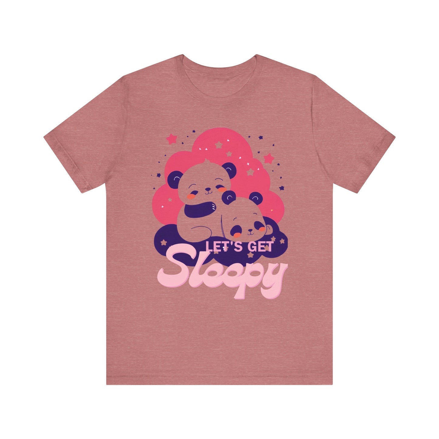 Cute Panda Sleepy Unisex Tee - Perfect for Cozy Days and Gift Giving