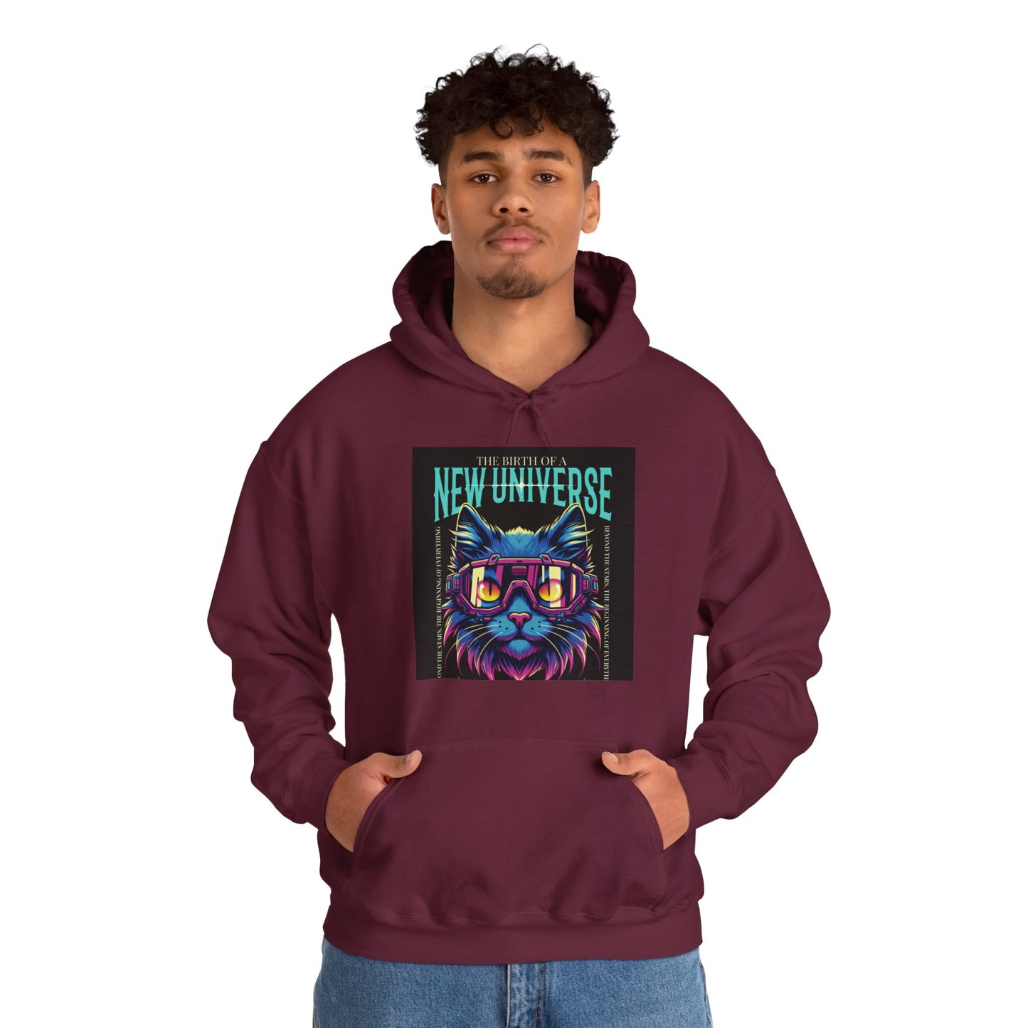 Cosmic Cat Hoodie - 'The Best of a New Universe'