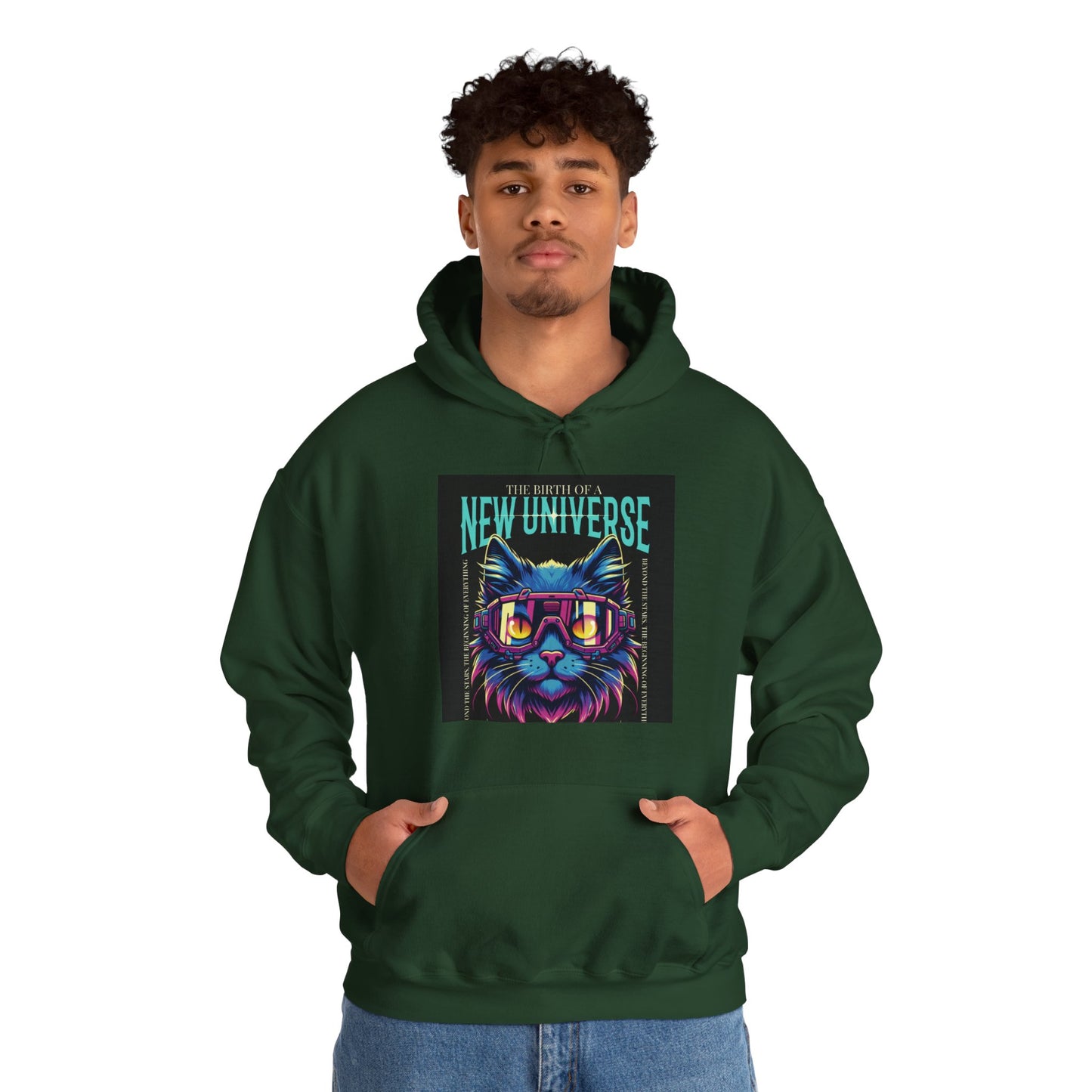 Cosmic Cat Hoodie - 'The Best of a New Universe'