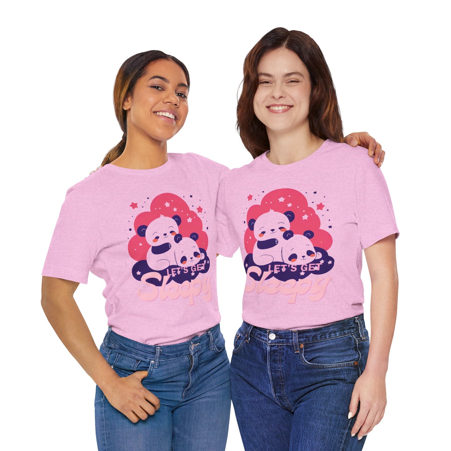 Cute Panda Sleepy Unisex Tee - Perfect for Cozy Days and Gift Giving
