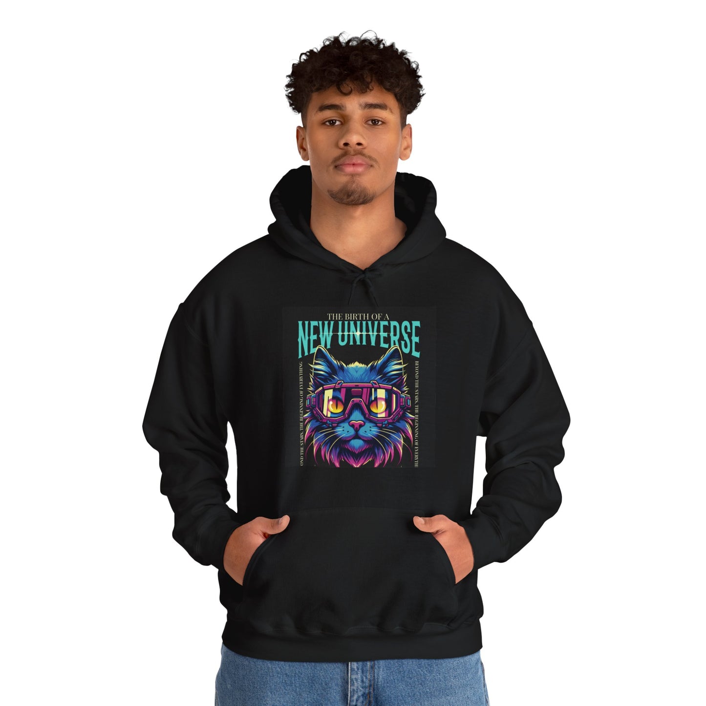 Cosmic Cat Hoodie - 'The Best of a New Universe'